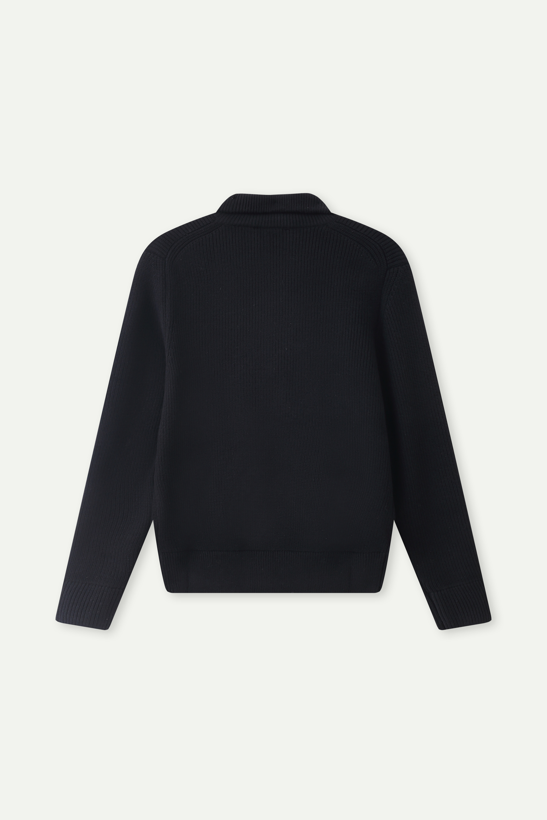 Zip-Up Knit Jacket