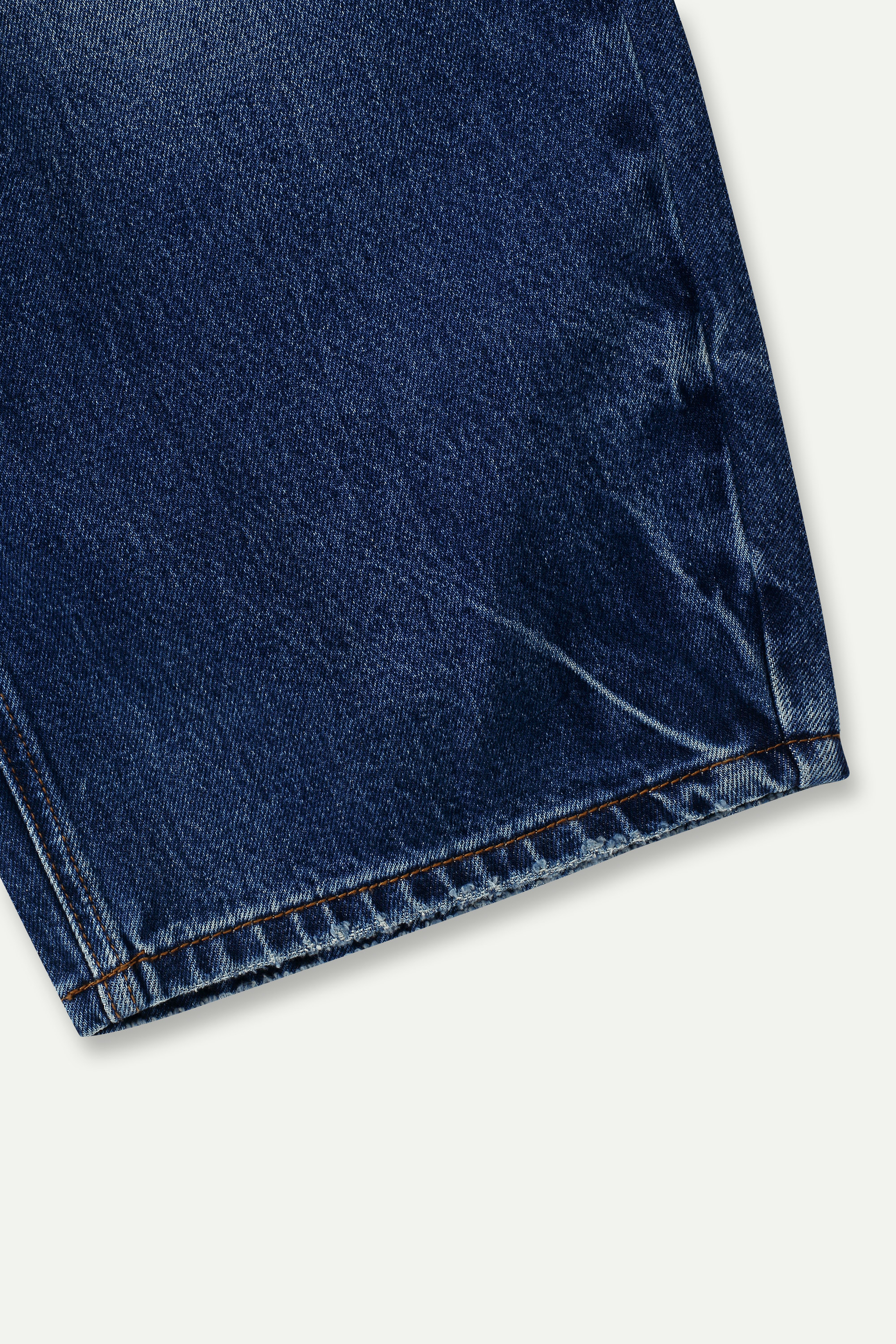 Barrel‑leg Denim Cropped Jeans