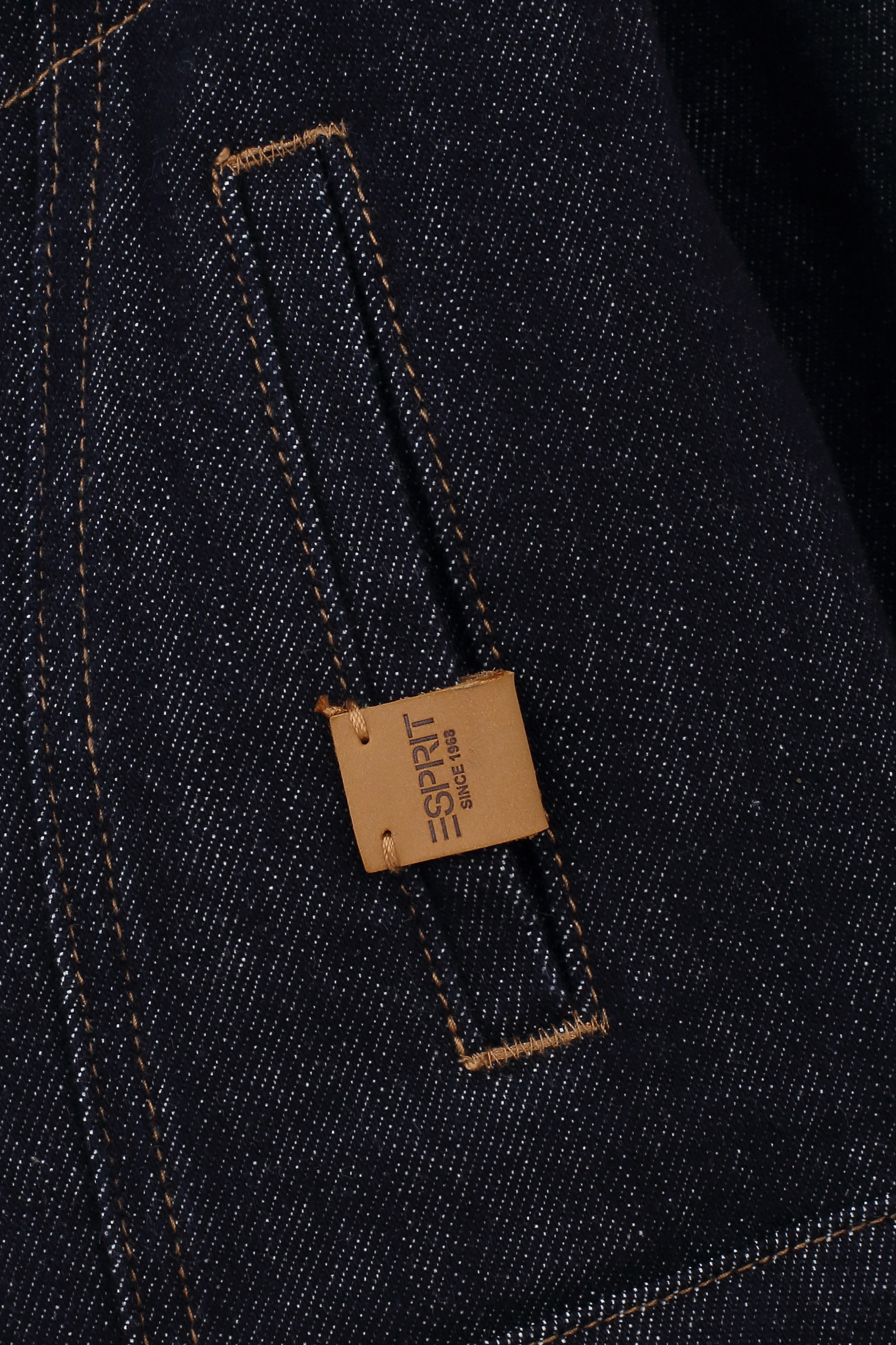 Cropped Lined Denim Jacket
