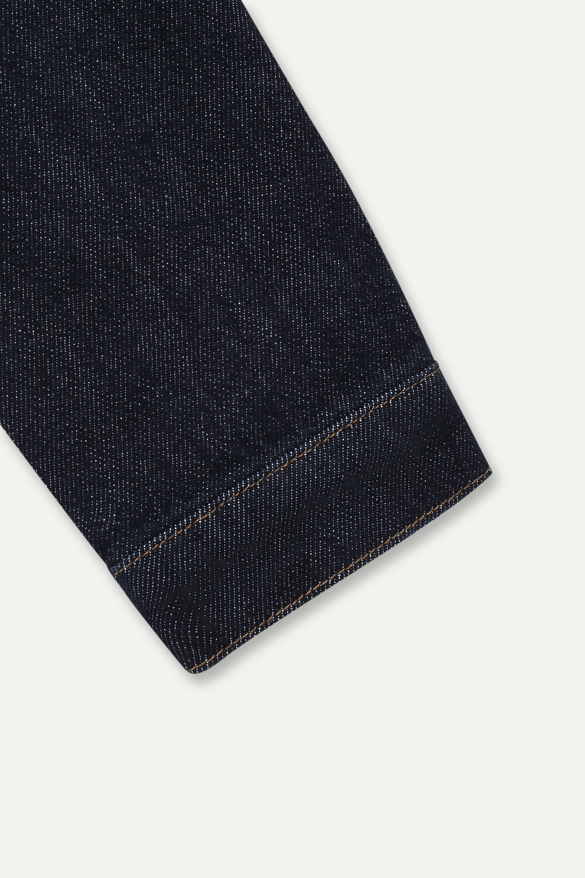 Cropped Lined Denim Jacket