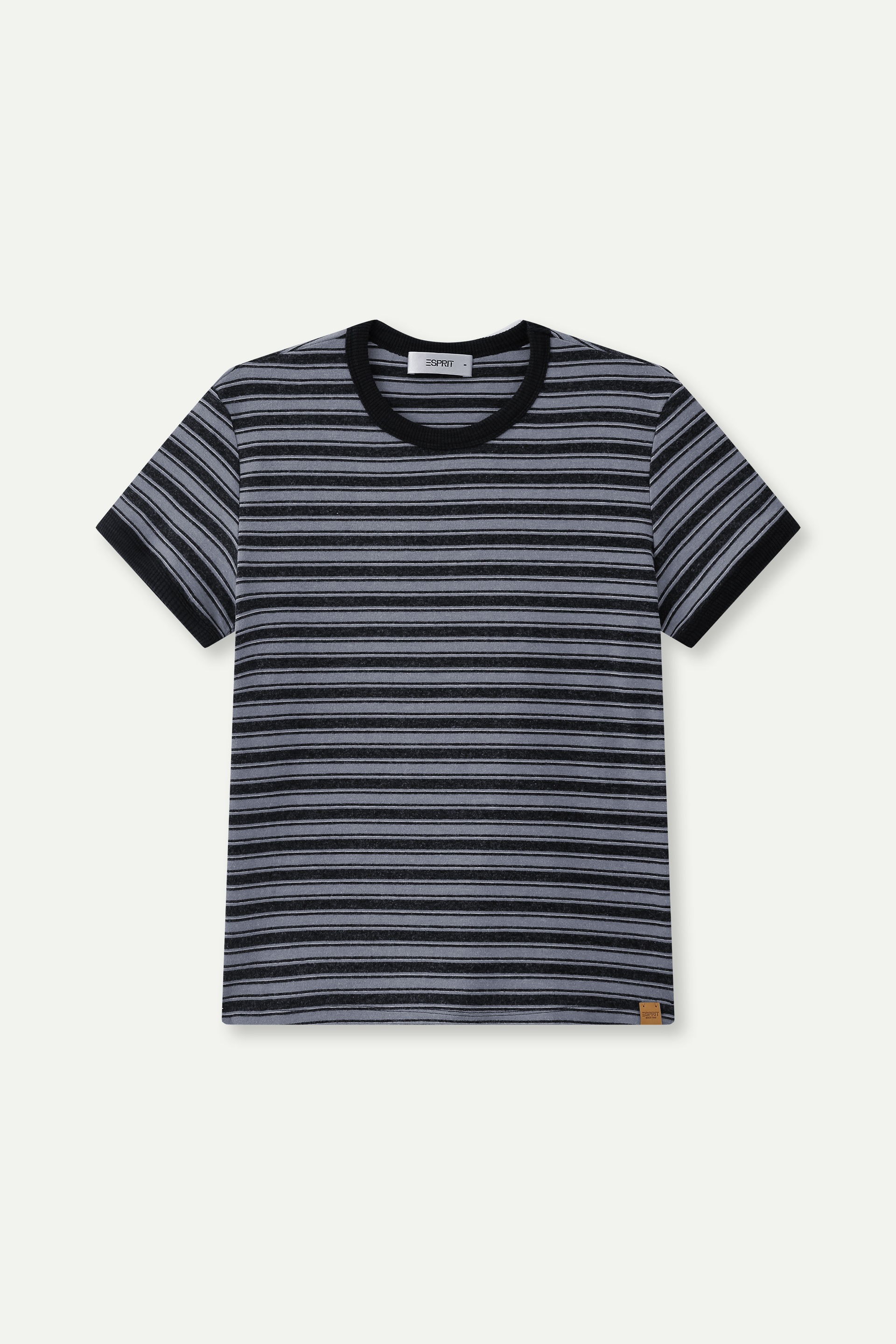 Ringer Stripe Short‑Sleeve T‑Shirt