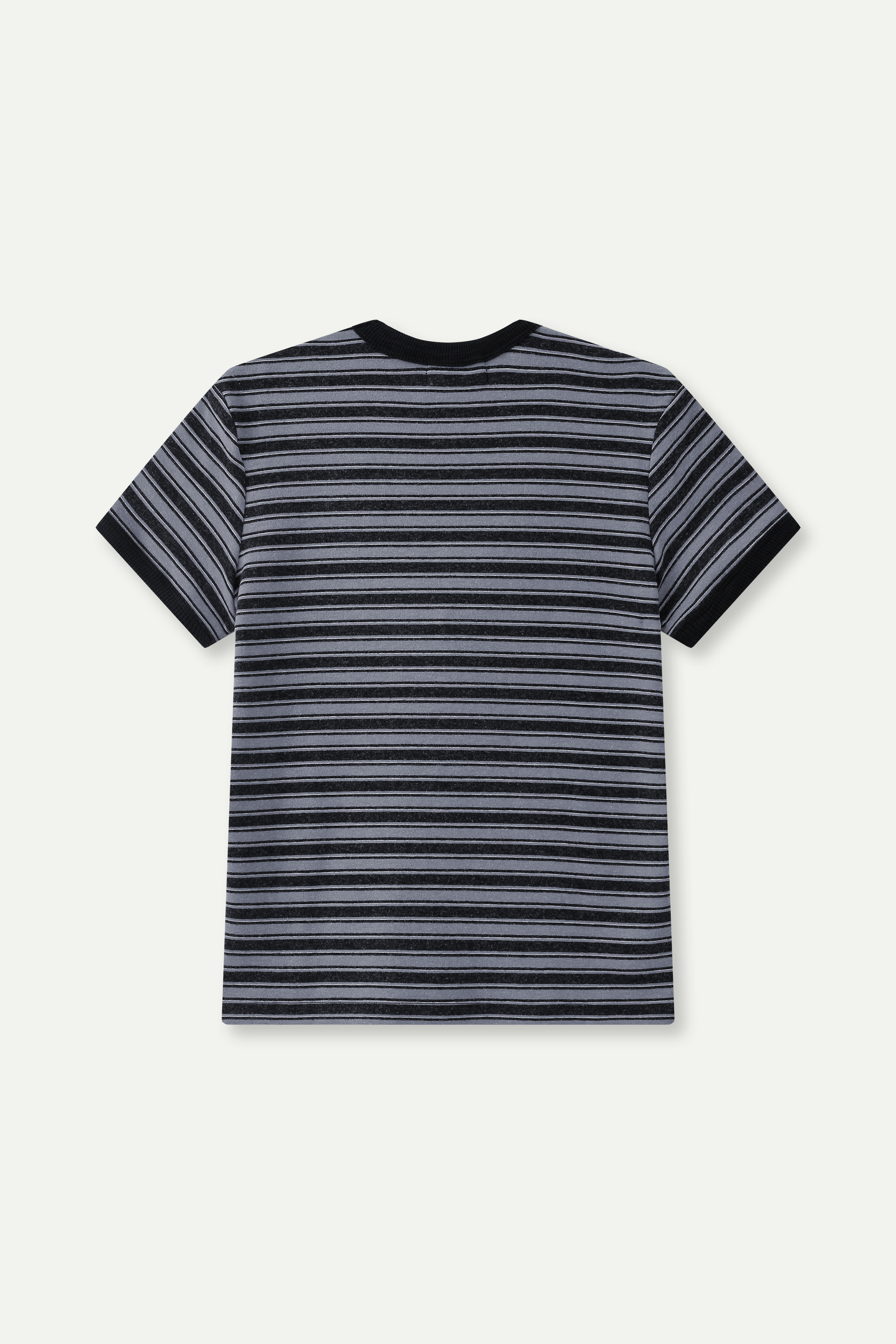 Ringer Stripe Short‑Sleeve T‑Shirt