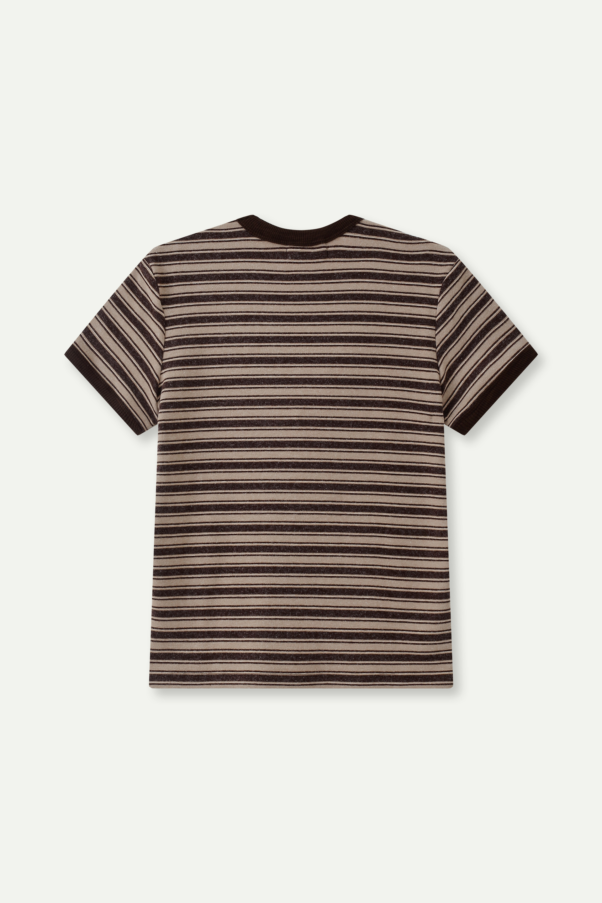 Ringer Stripe Short‑Sleeve T‑Shirt