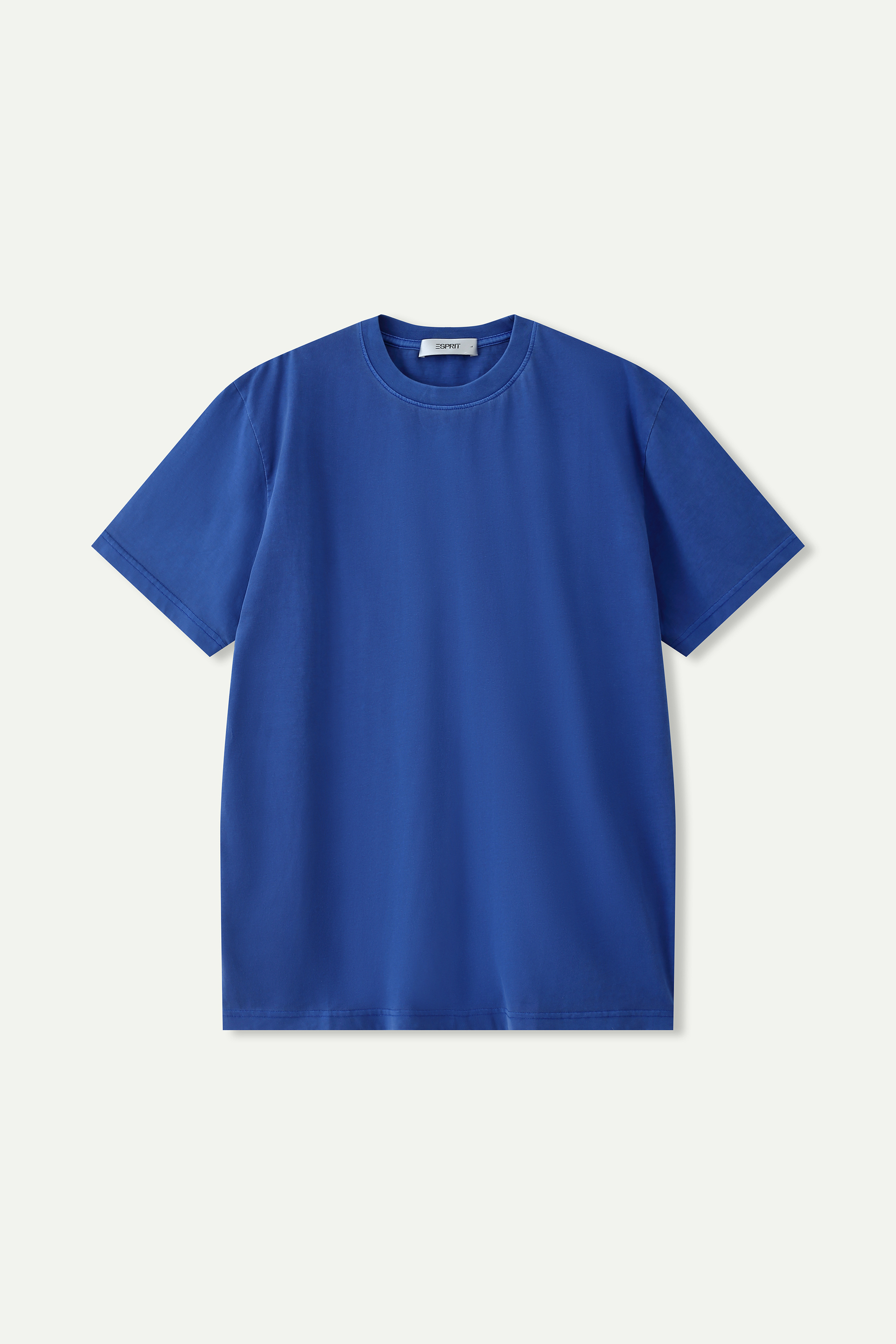 Light Wash Crew Neck Short‑Sleeve T‑Shirt