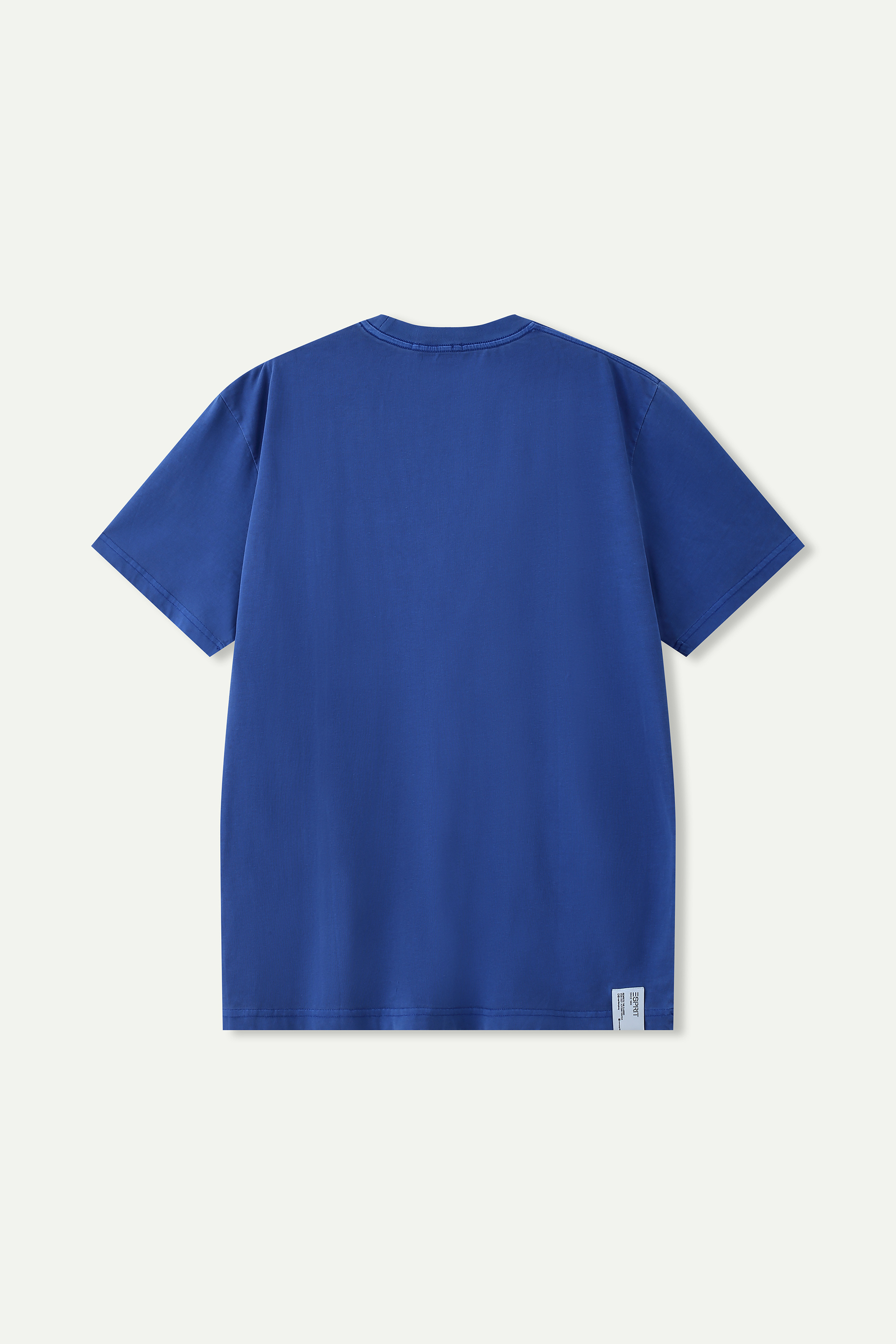 Light Wash Crew Neck Short‑Sleeve T‑Shirt