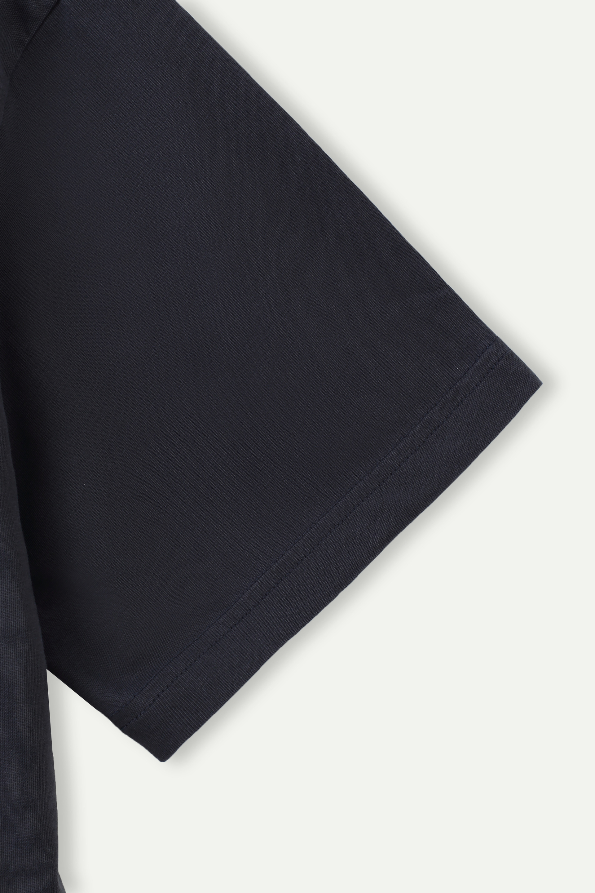 Light Wash Crew Neck Short‑Sleeve T‑Shirt