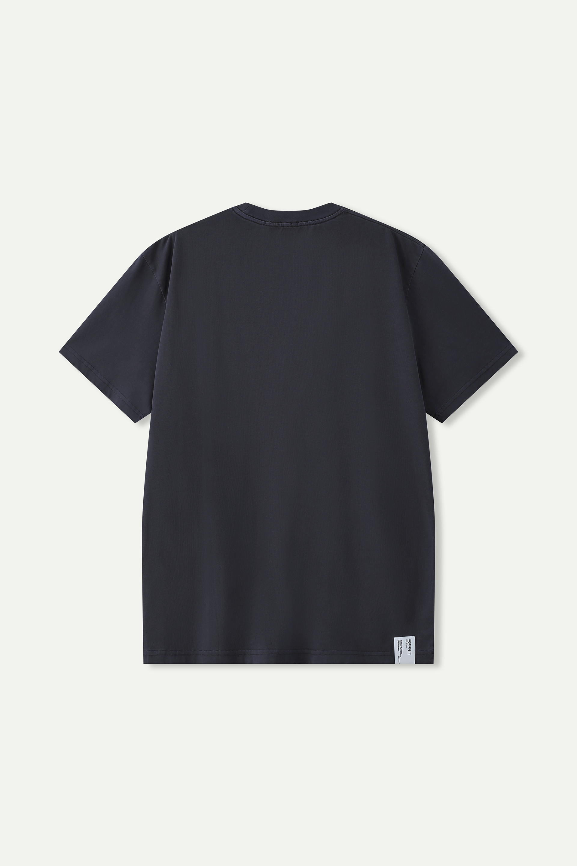 Light Wash Crew Neck Short‑Sleeve T‑Shirt