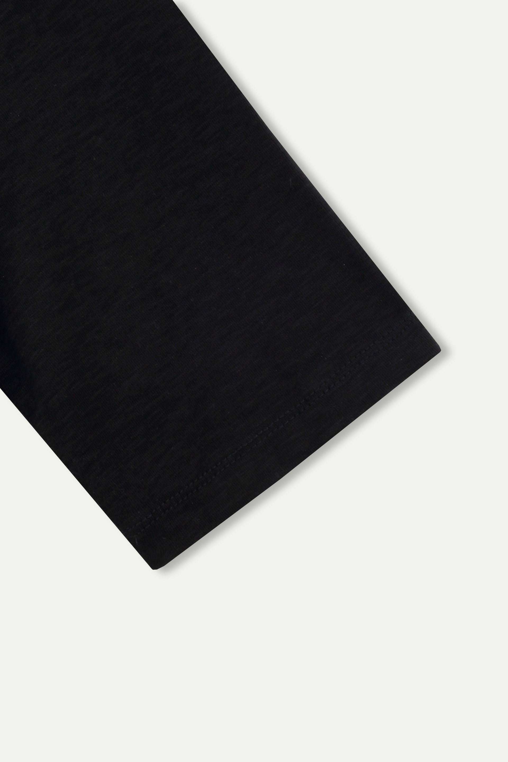 Essential Mid‑Sleeve Crew‑Neck Top