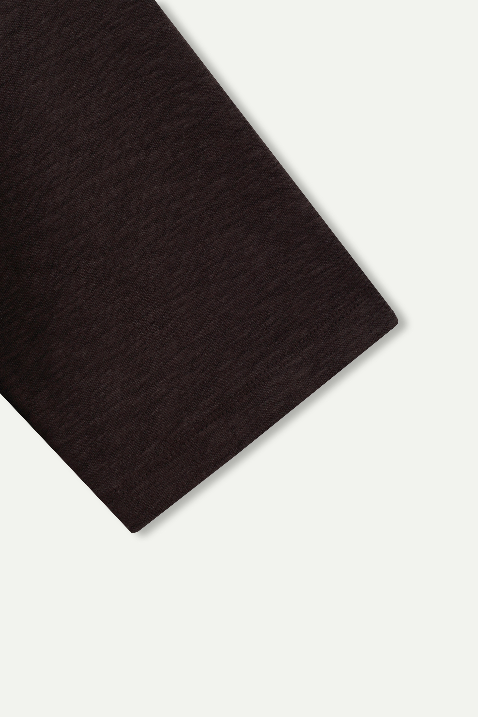Essential Mid‑Sleeve Crew‑Neck Top