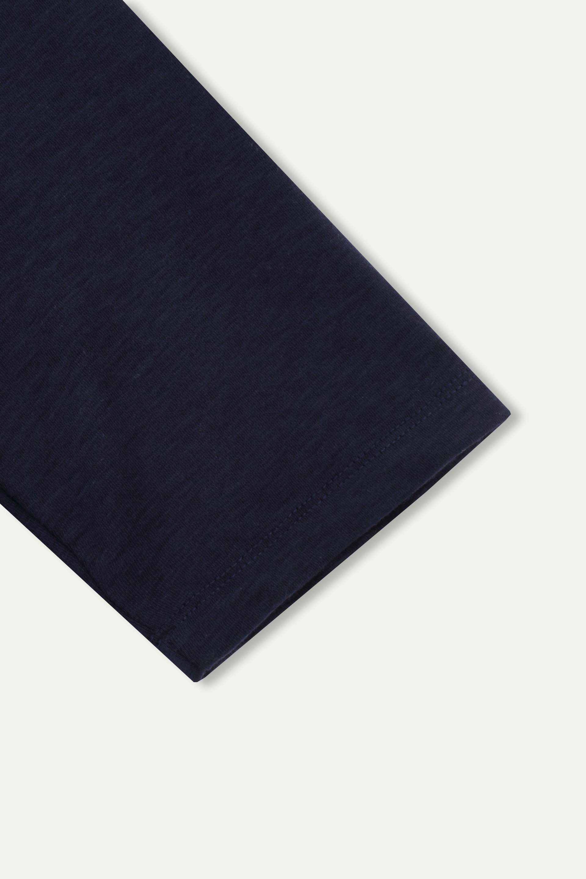Essential Mid‑Sleeve Crew‑Neck Top
