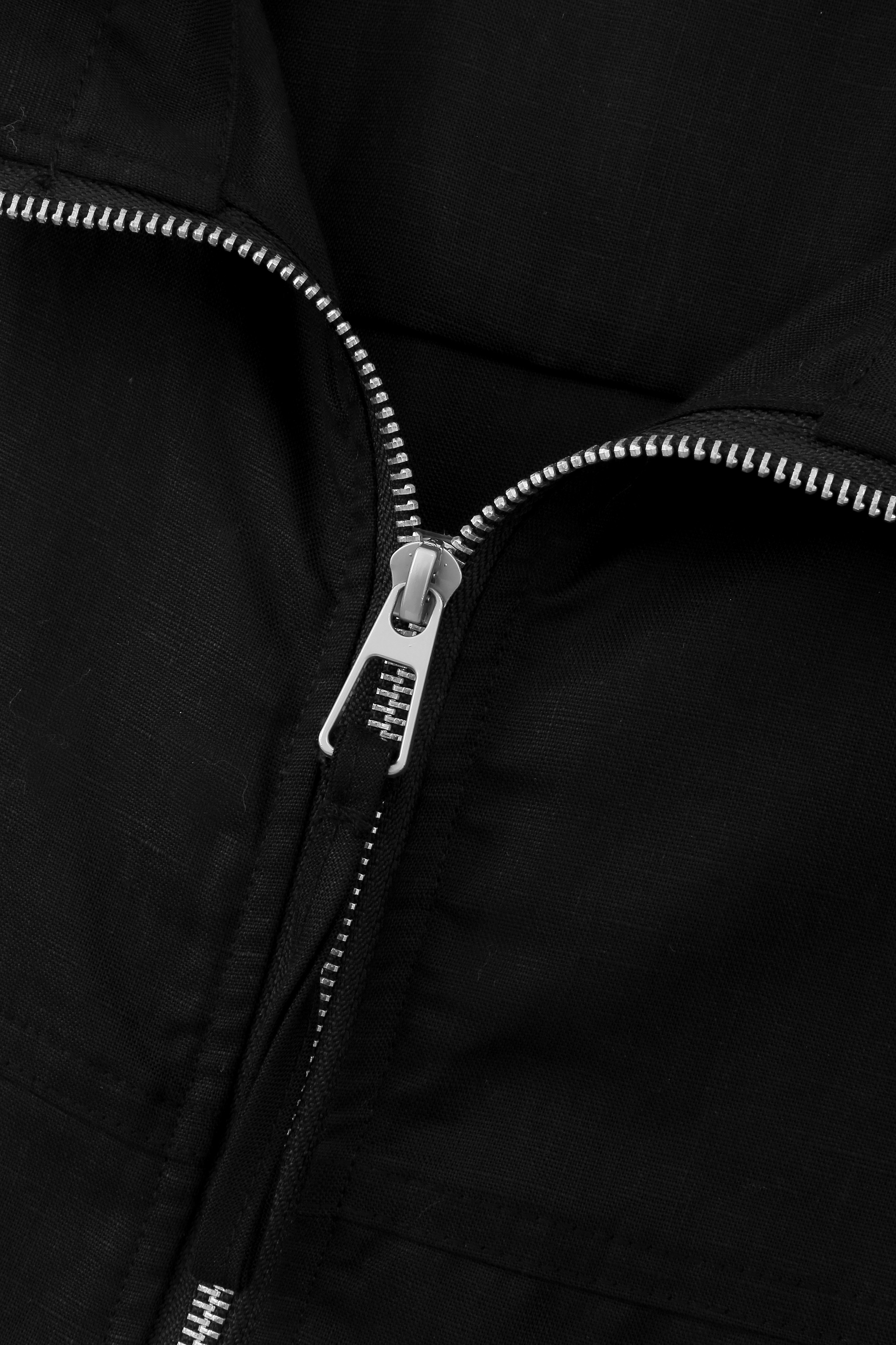 Cropped Zip‑Up Utility Jacket
