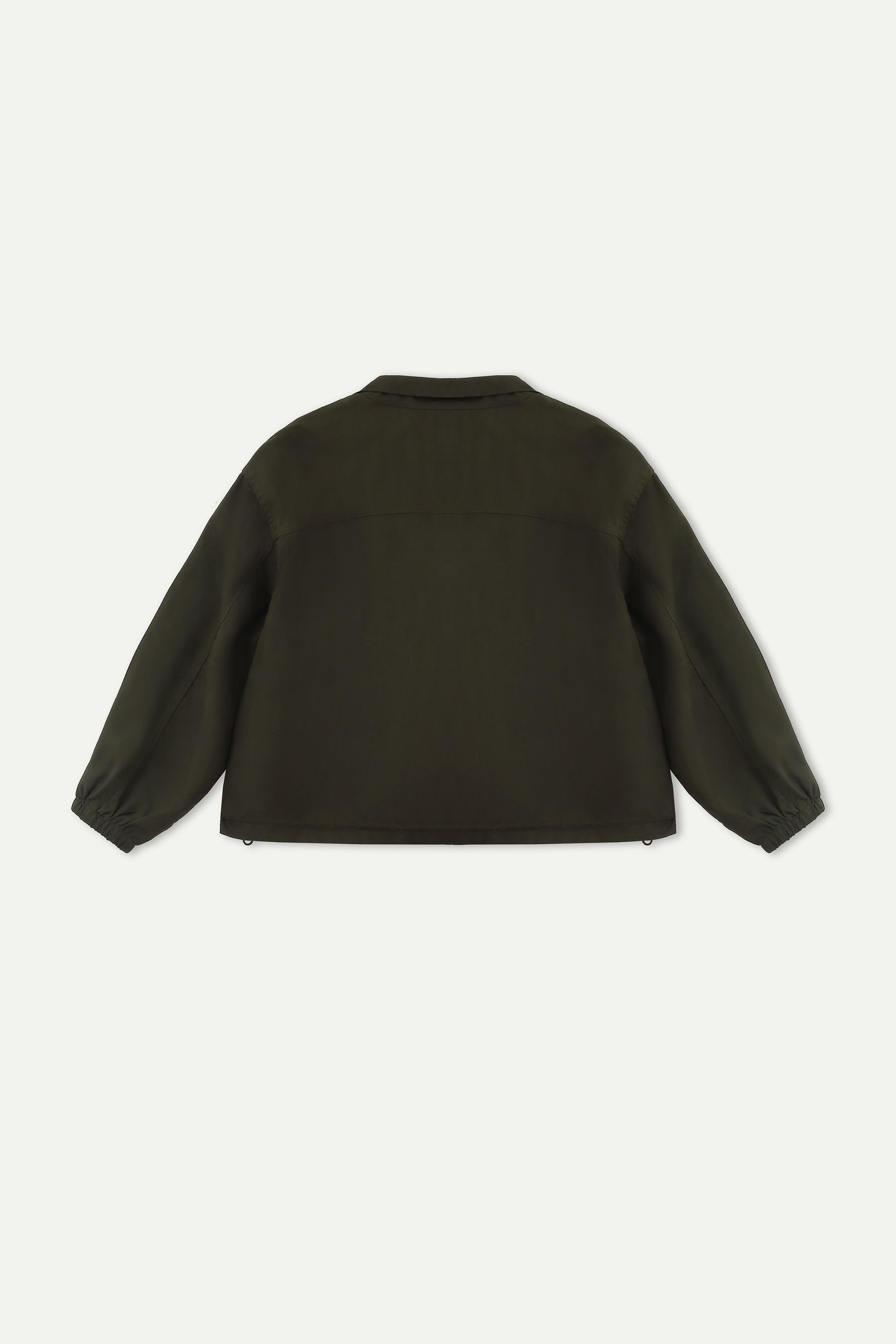 Cropped Zip‑Up Utility Jacket