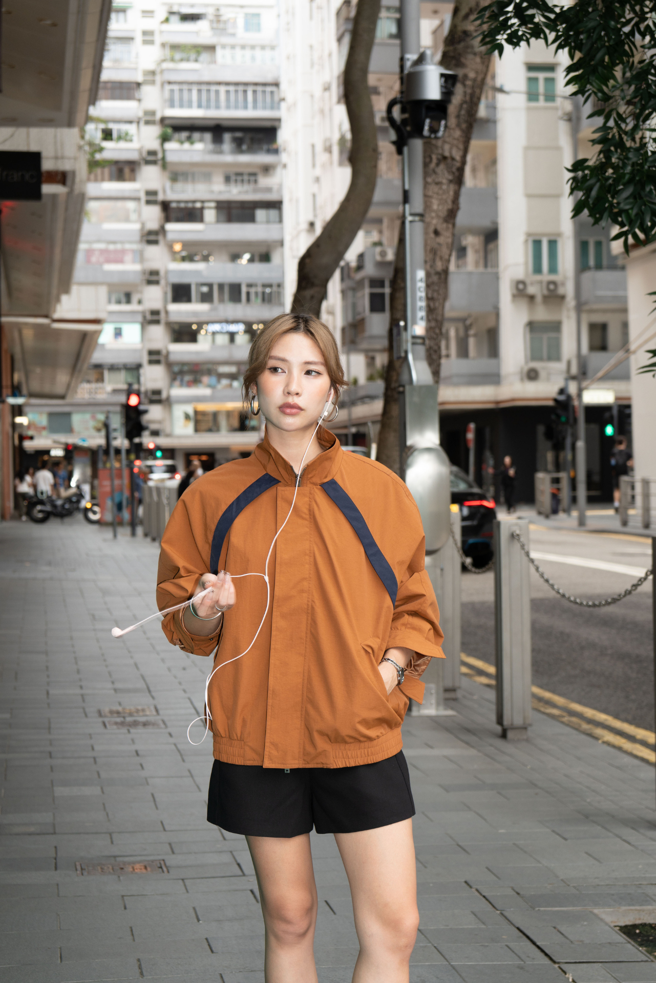 Retro Color-Block Windbreaker