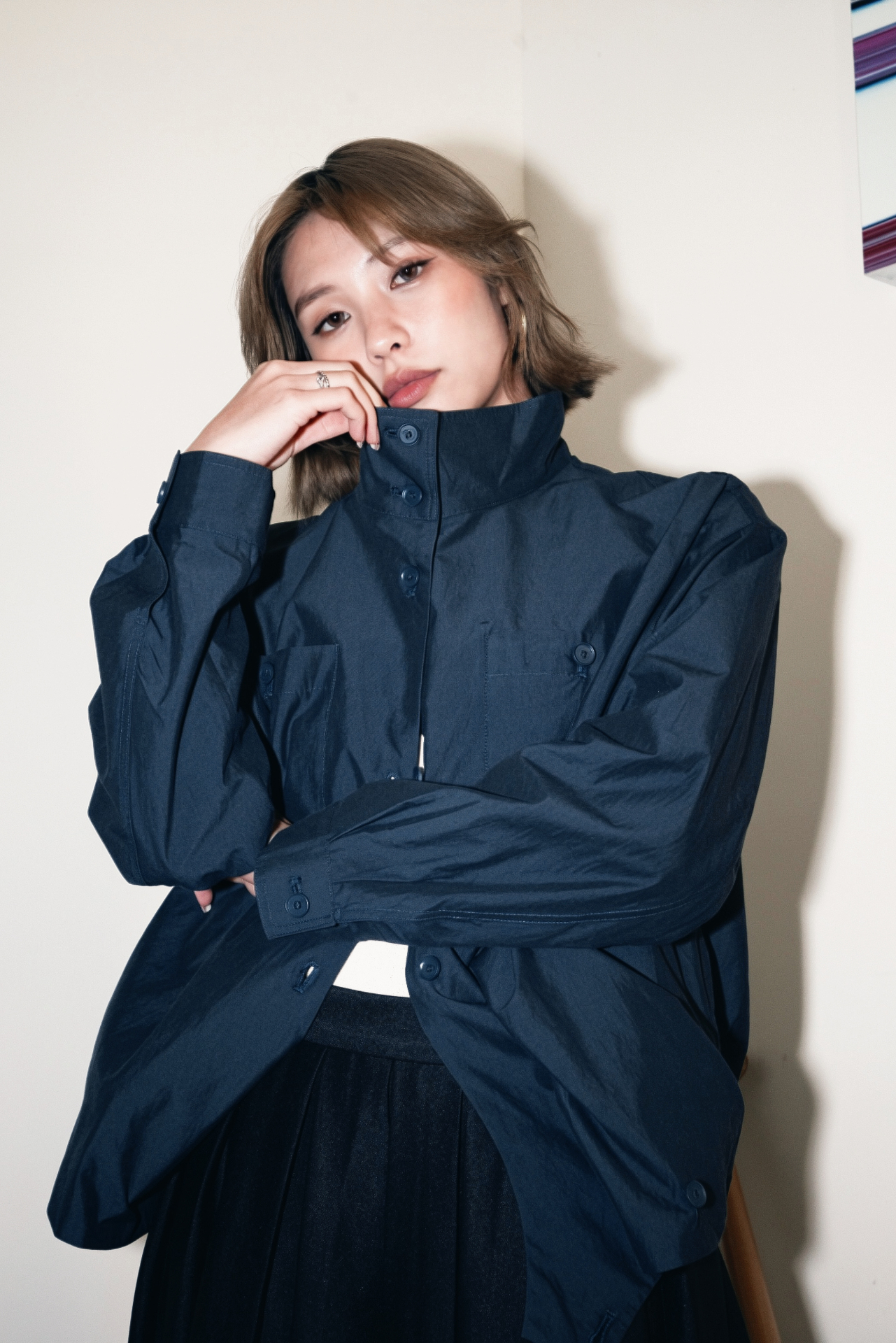 Oversized Utility Shirt Jacket