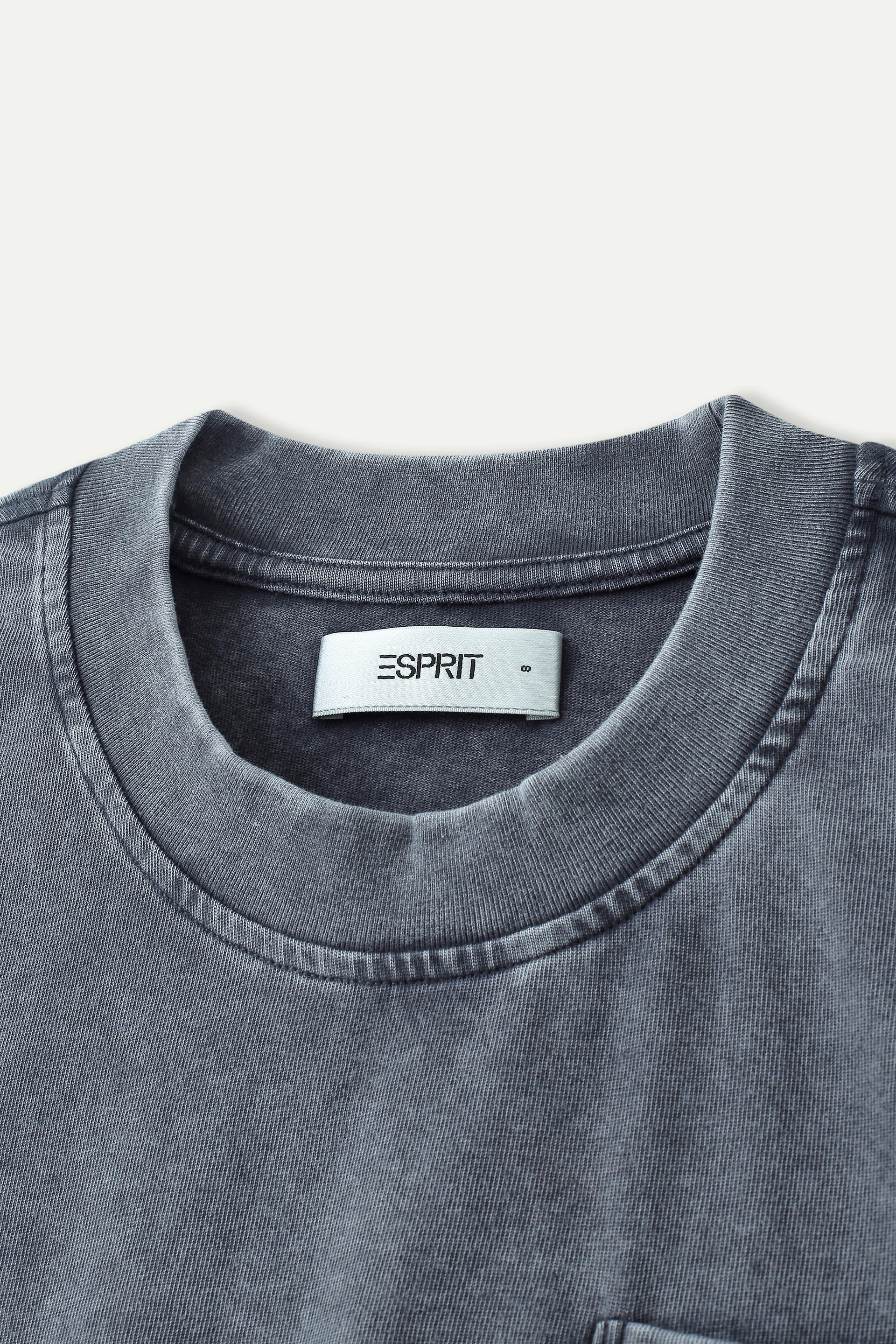 Washed Pocket Embroidered Tee
