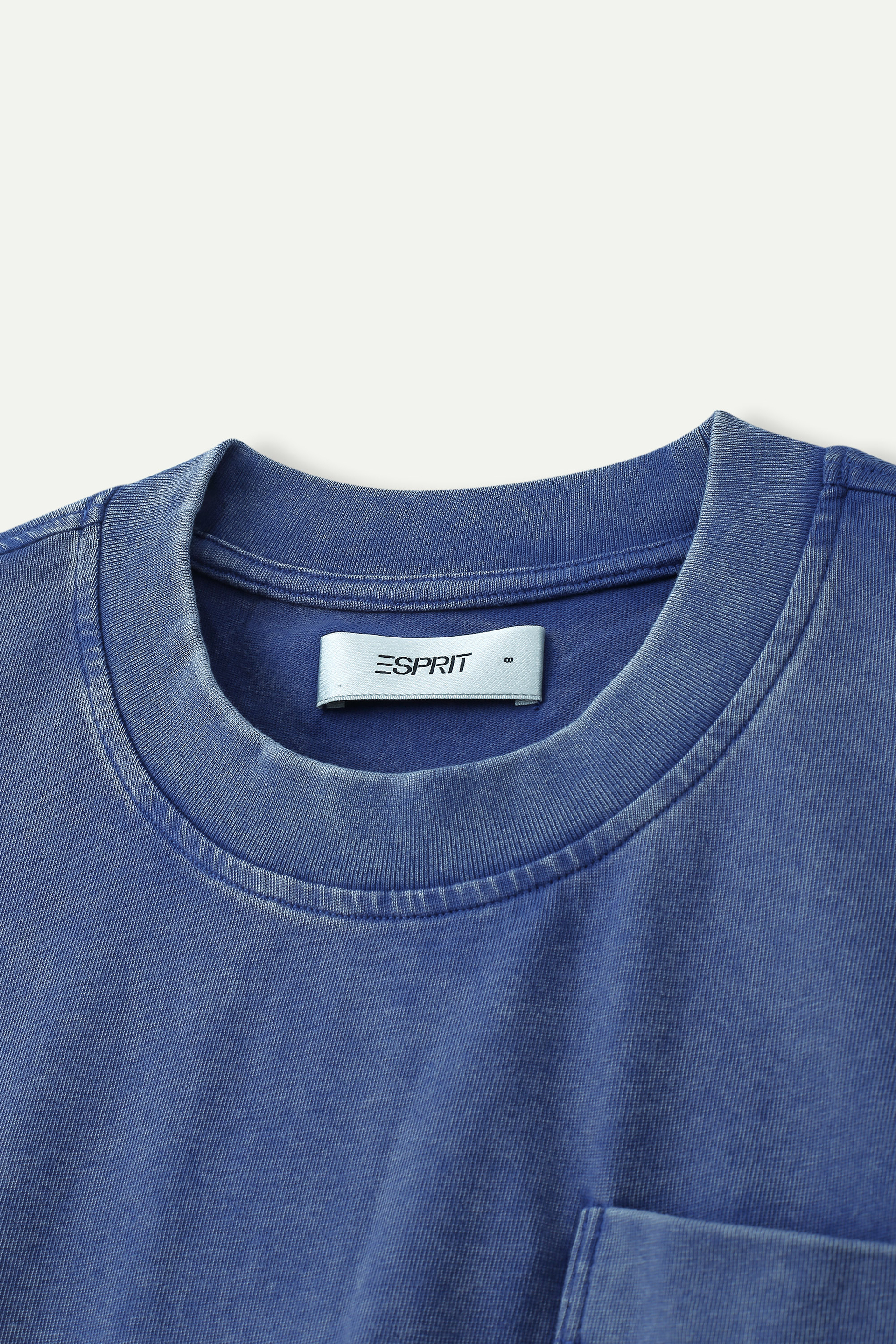 Washed Pocket Embroidered Tee