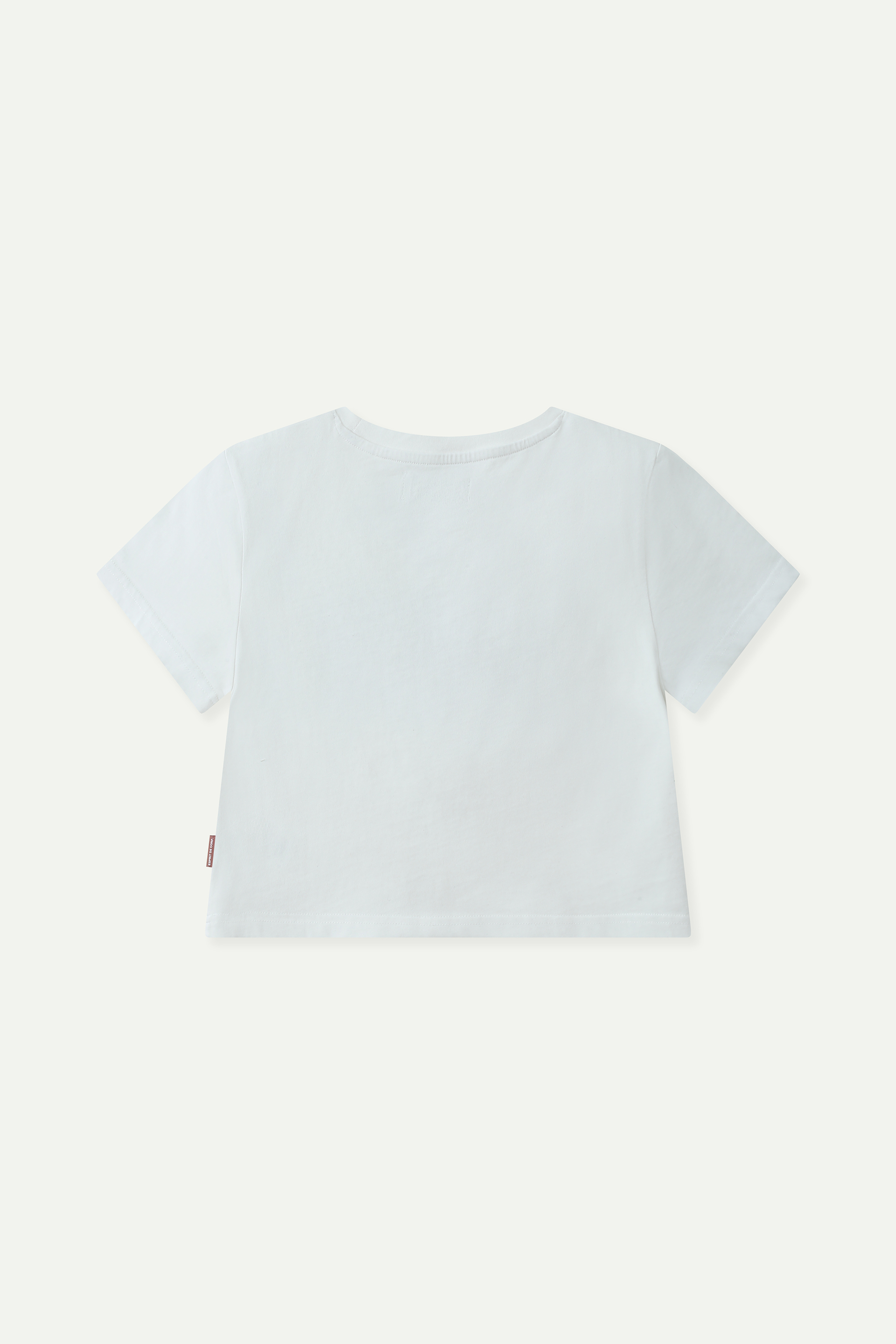 Graffiti Print Cropped Tee