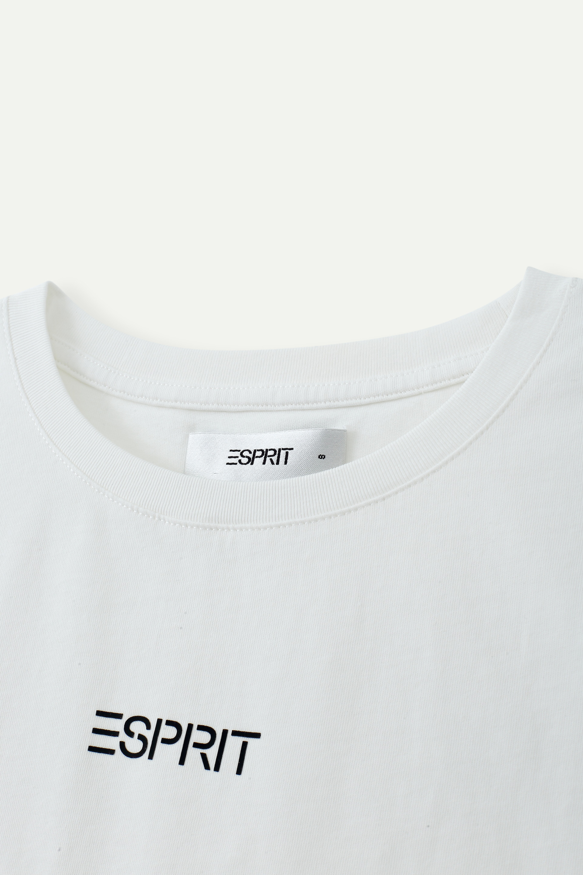 Logo Print Cropped Tee