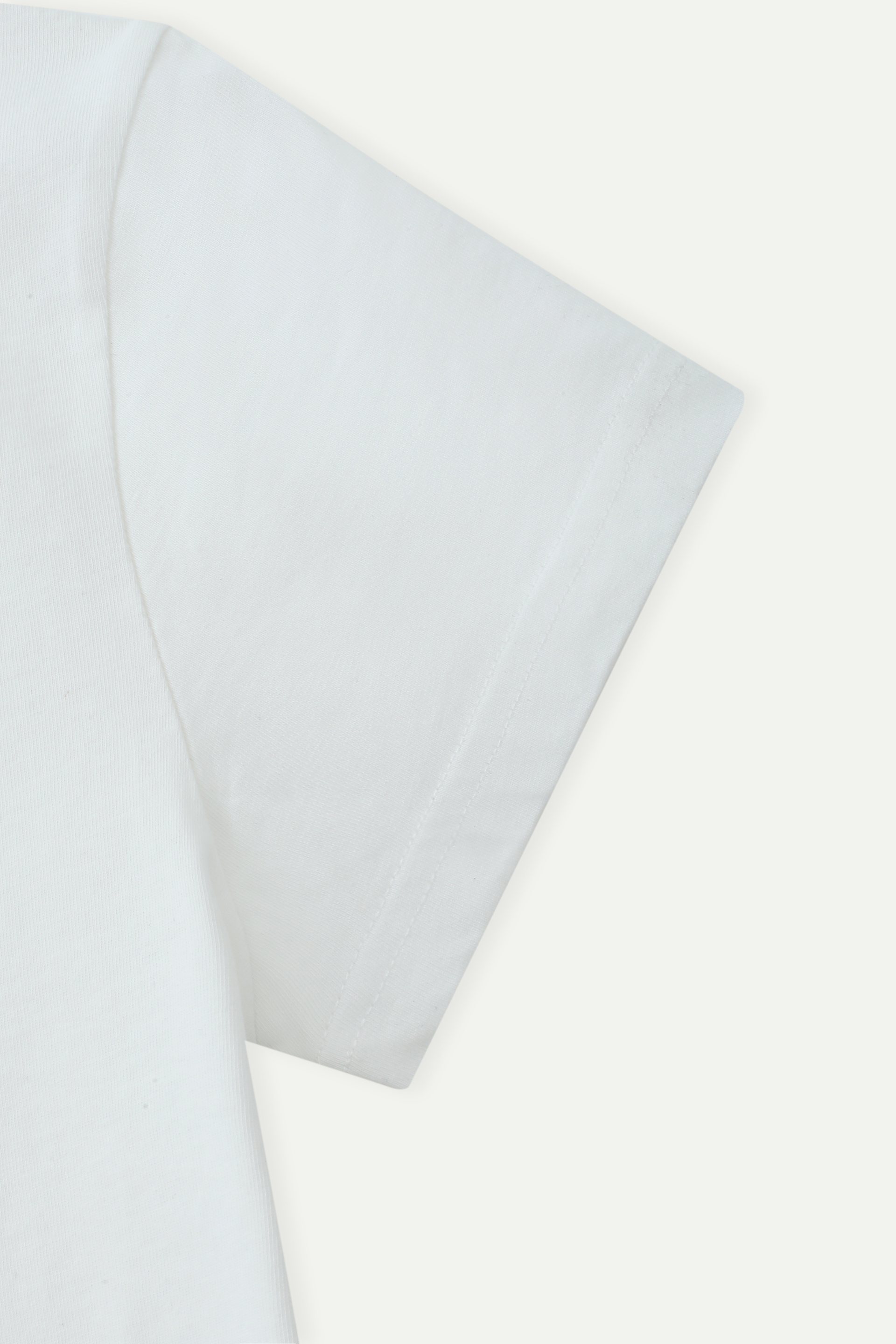 Logo Print Cropped Tee