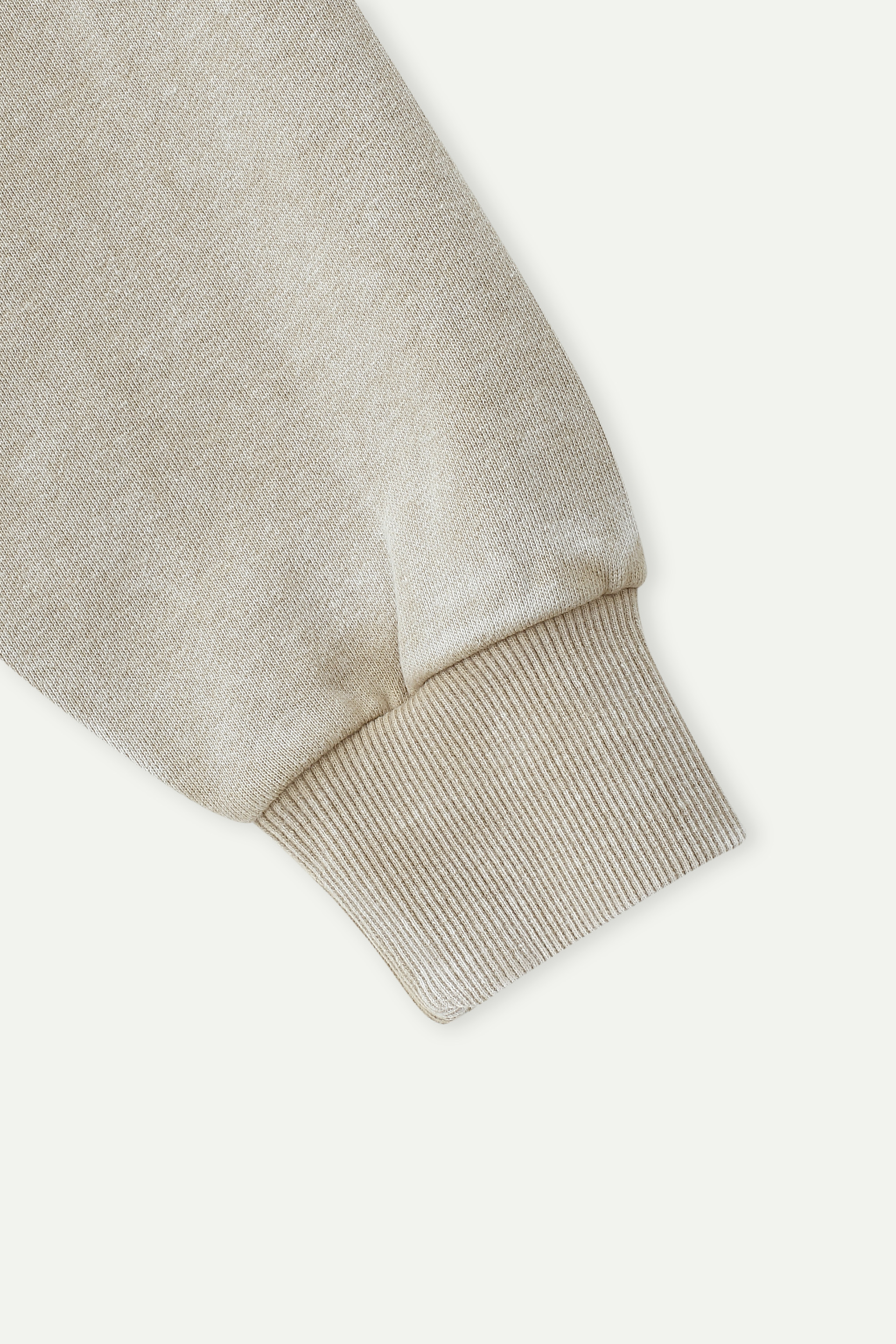 Wash Effect Crew Neck Sweatshirt