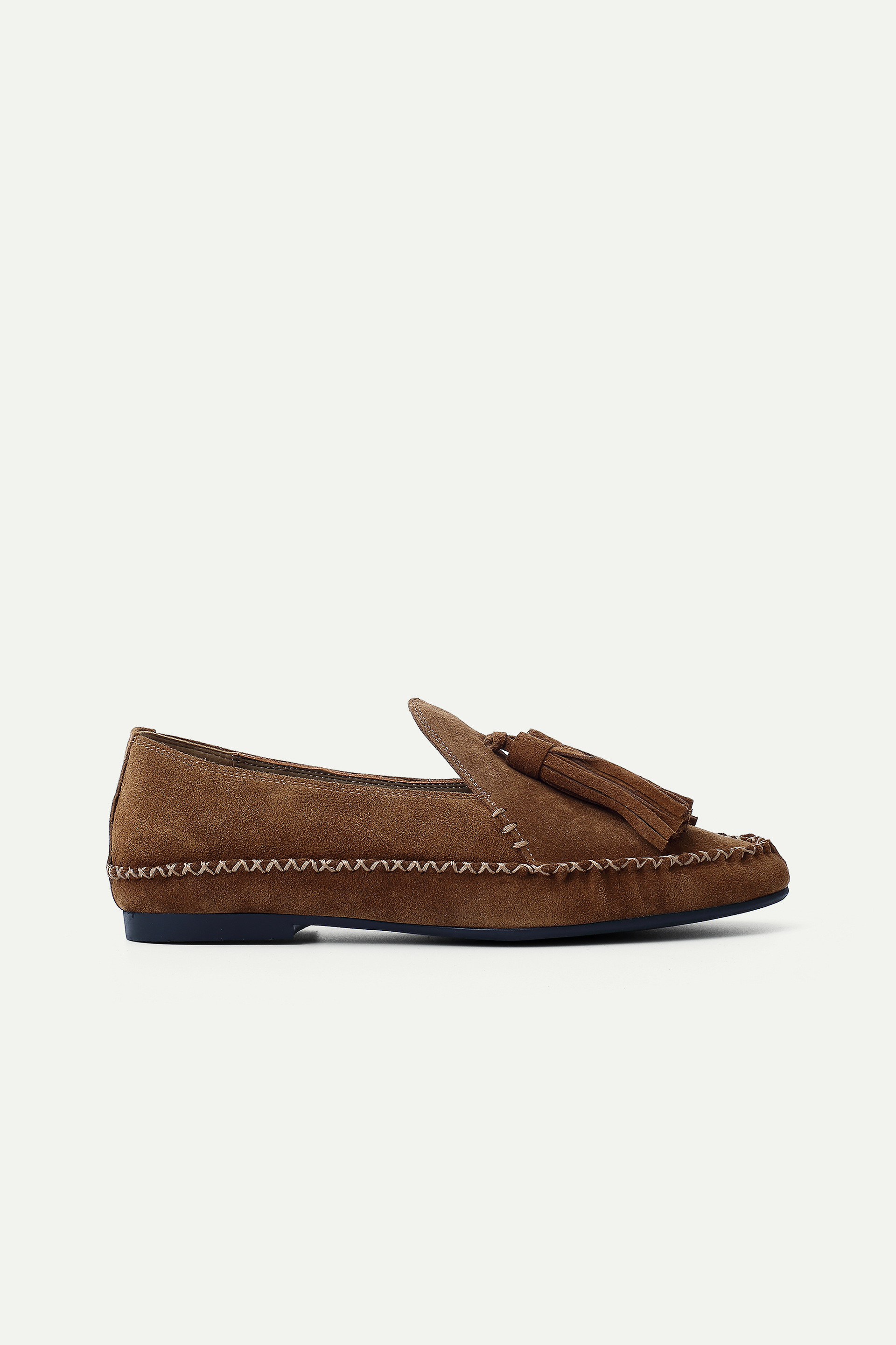 Suede Tassel Loafers
