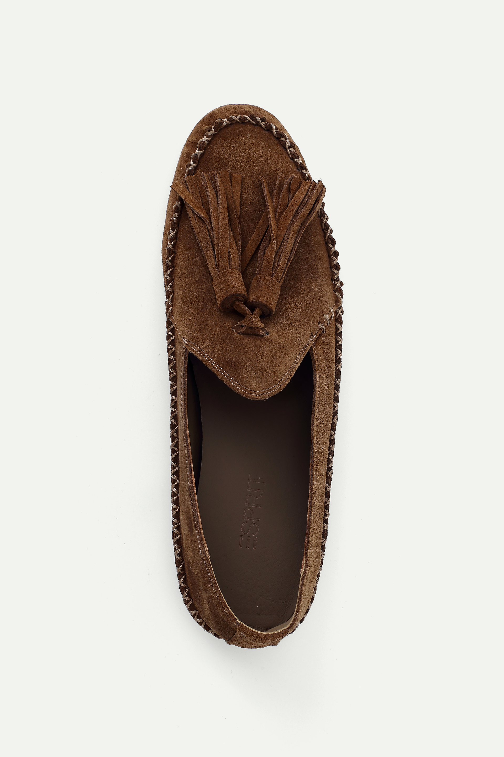 Suede Tassel Loafers