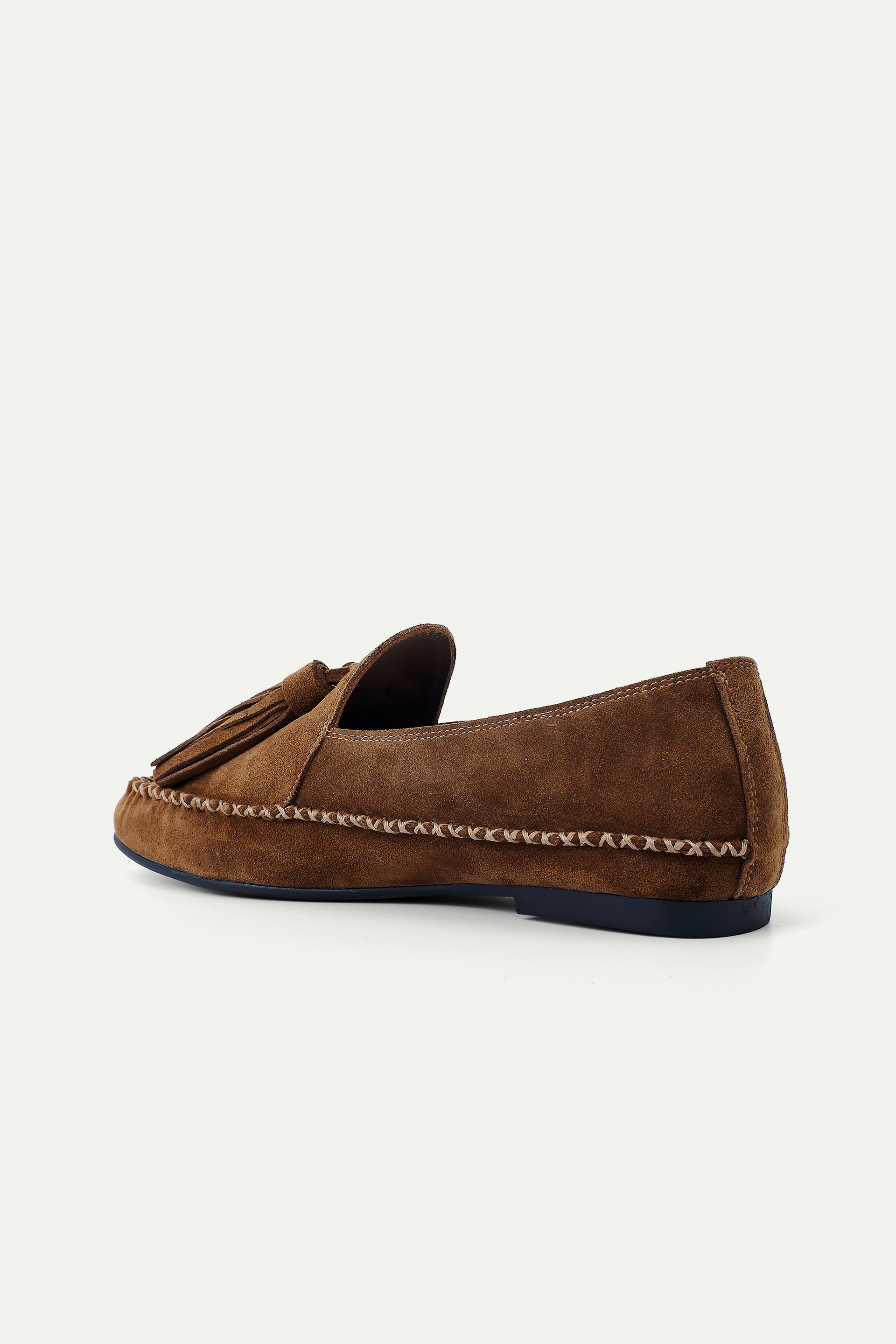 Suede Tassel Loafers
