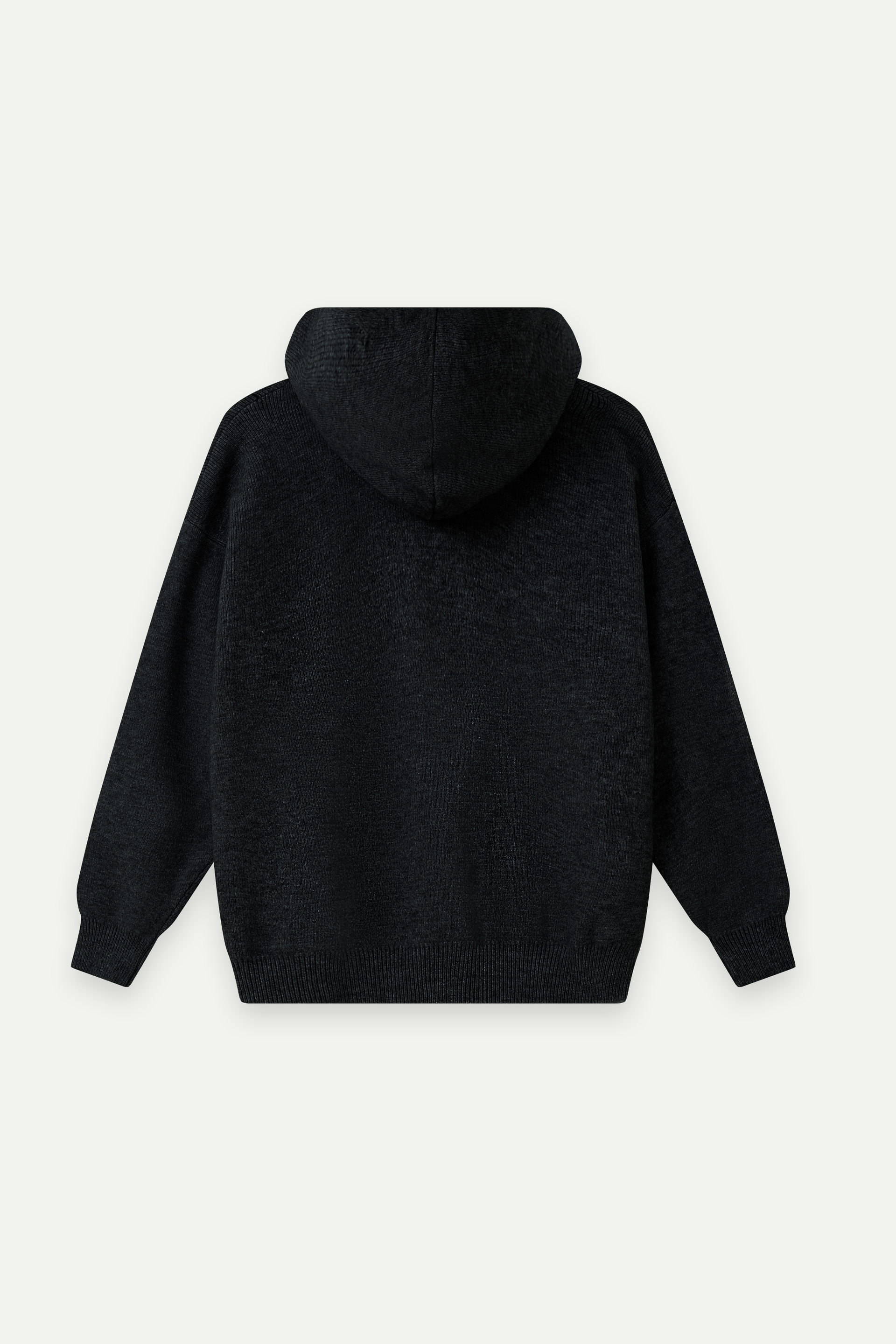 Knitted Zip-Up Hoodie