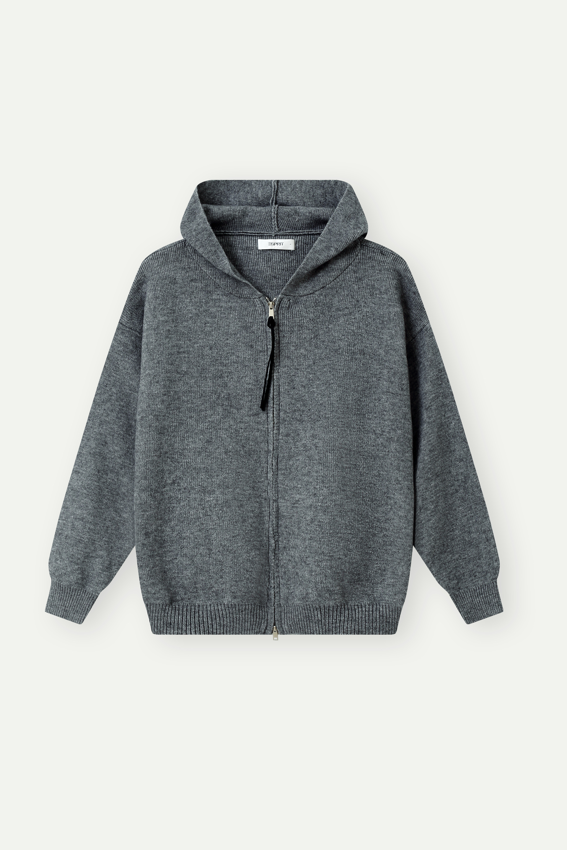 Knitted Zip-Up Hoodie