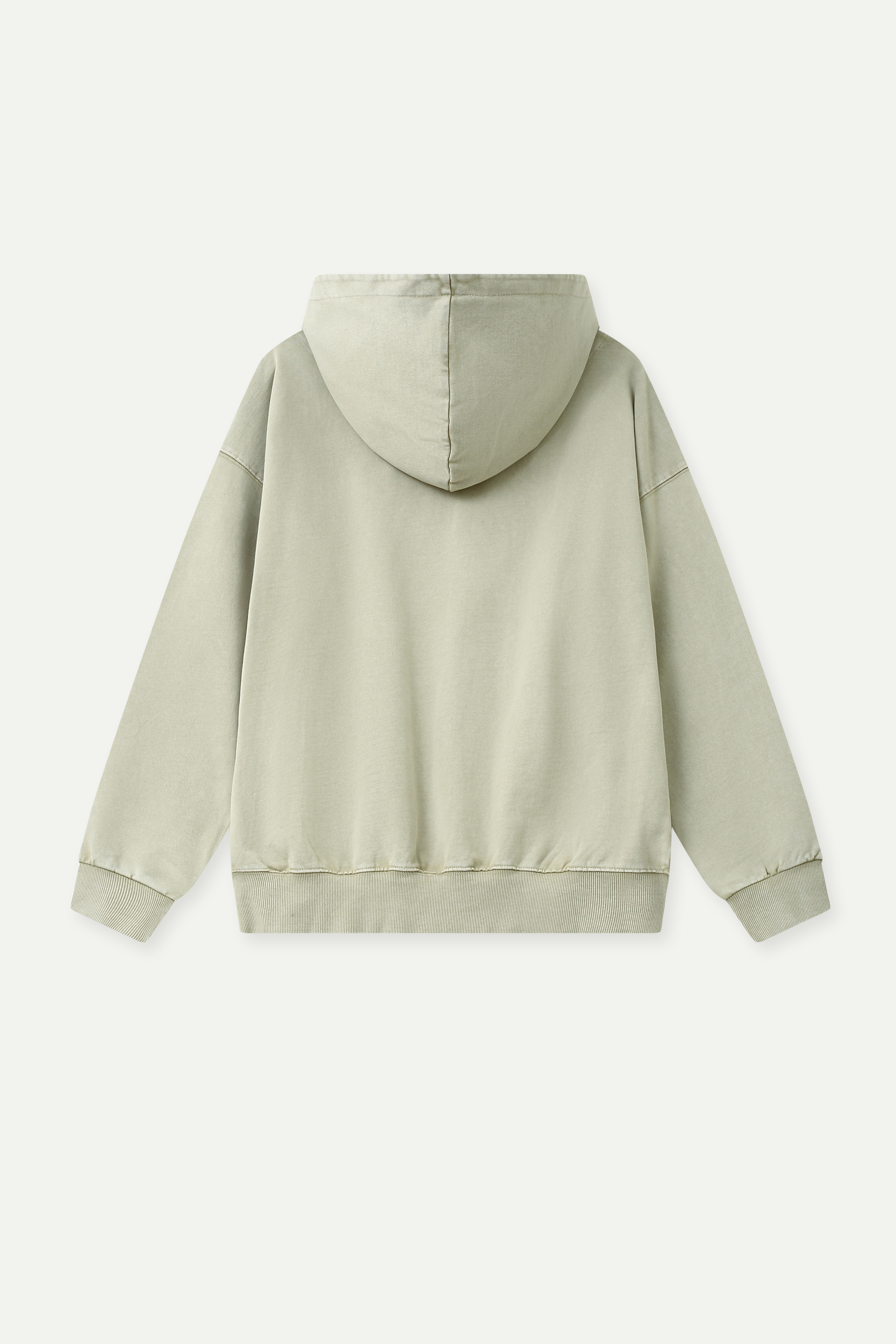 寬鬆 V 字領連帽衫