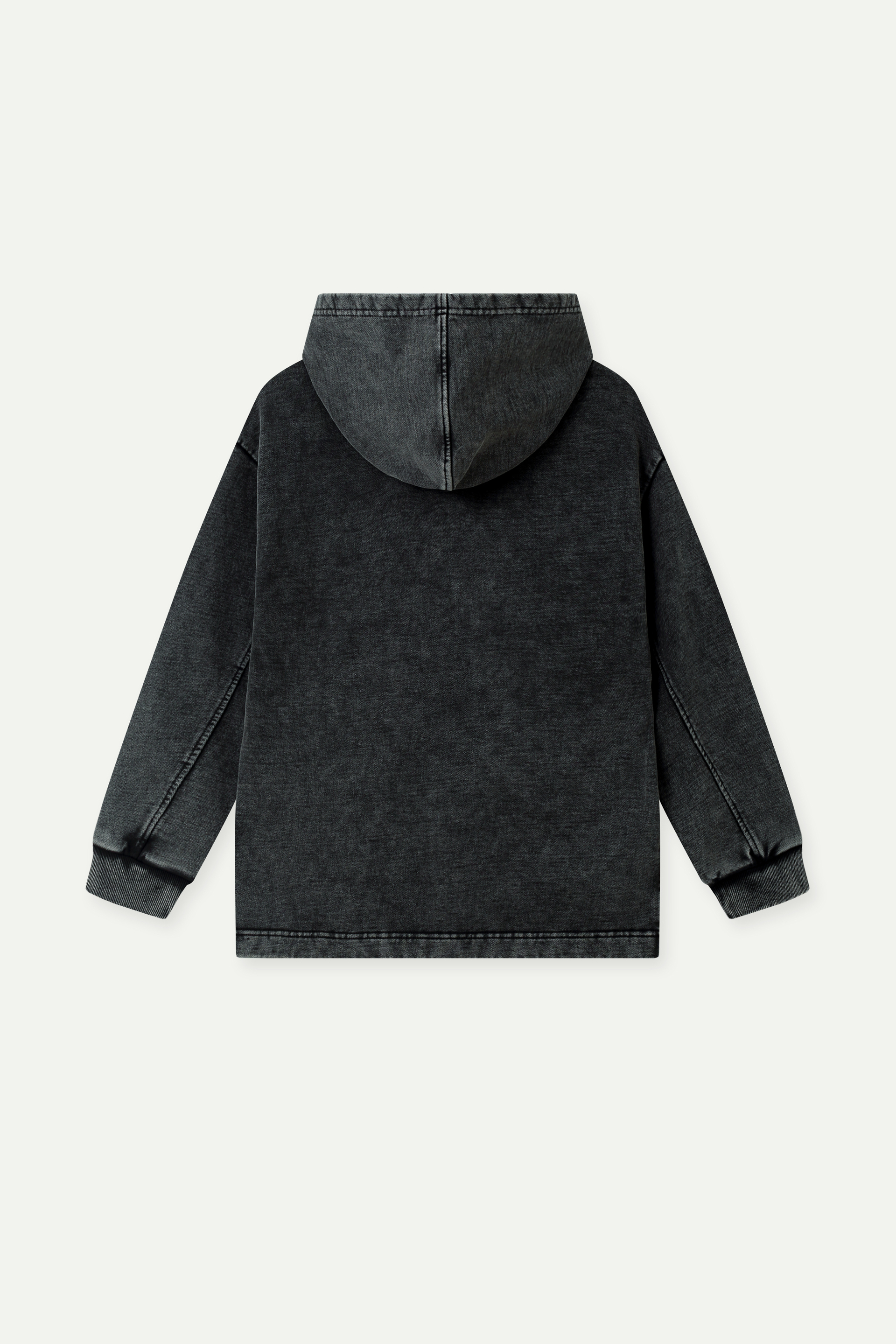 水洗寬鬆版連帽衫