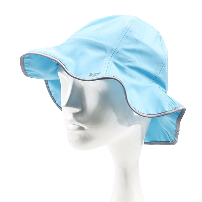 HOII 荷葉邊花瓣帽(大)-藍