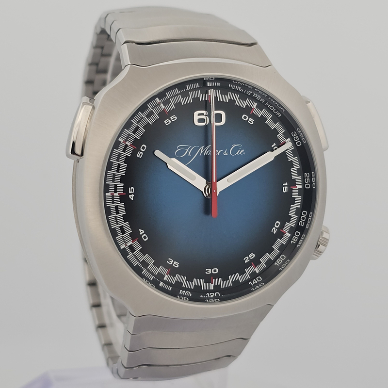 H.Moser & Cie. Streamliner Flyback Chronograph Blue Dial 6902-1201