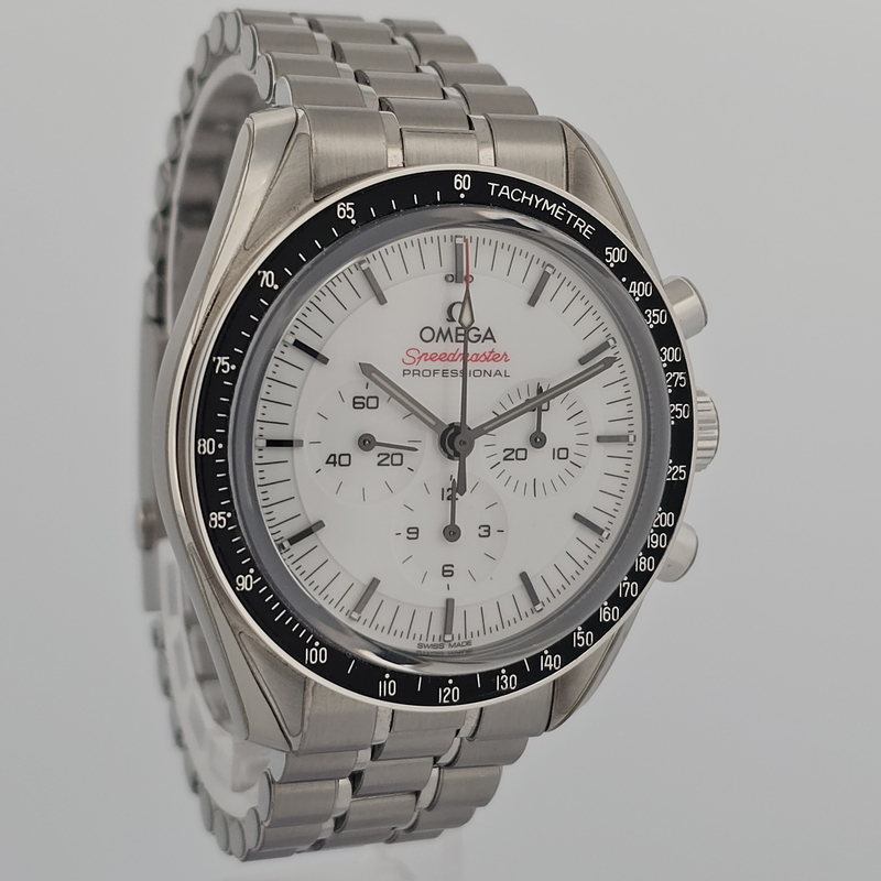 Omega Speedmaster Professional Moonwatch White Lacquered Dial 310.30.42.50.04.001