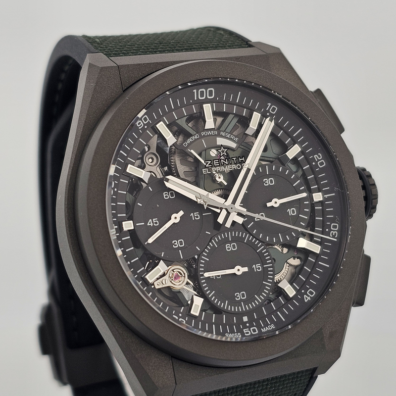Zenith Defy El Primero 21 Dark Green Dial Limited 8 pcs 97.9001.9004-6／80.R946.T3／P