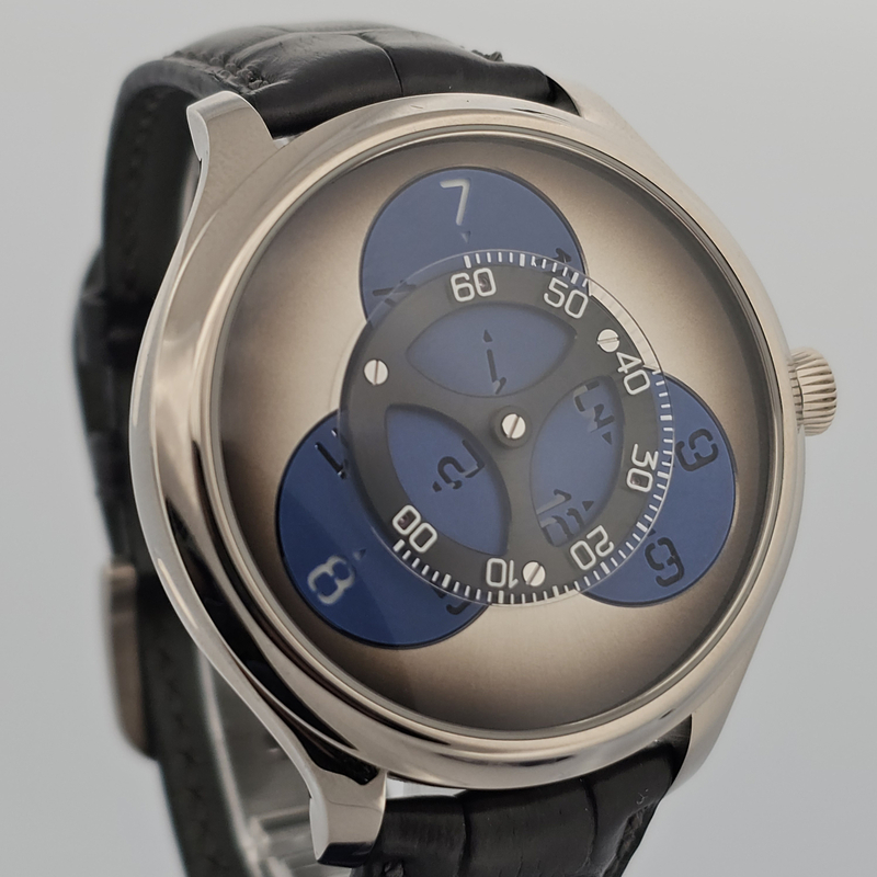 H. Moser & Cie Endeavour Flying Hours Fumé Dial White Gold Limited 100 pcs 1806-0202 ⌈ 直播價 ⌋	