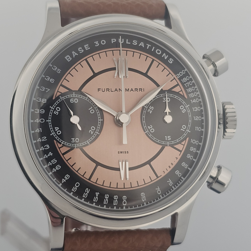 Furlan Marri x Auro x Revo Salmon Flyback Chronographs limited 270pcs 3188-A (已停產)