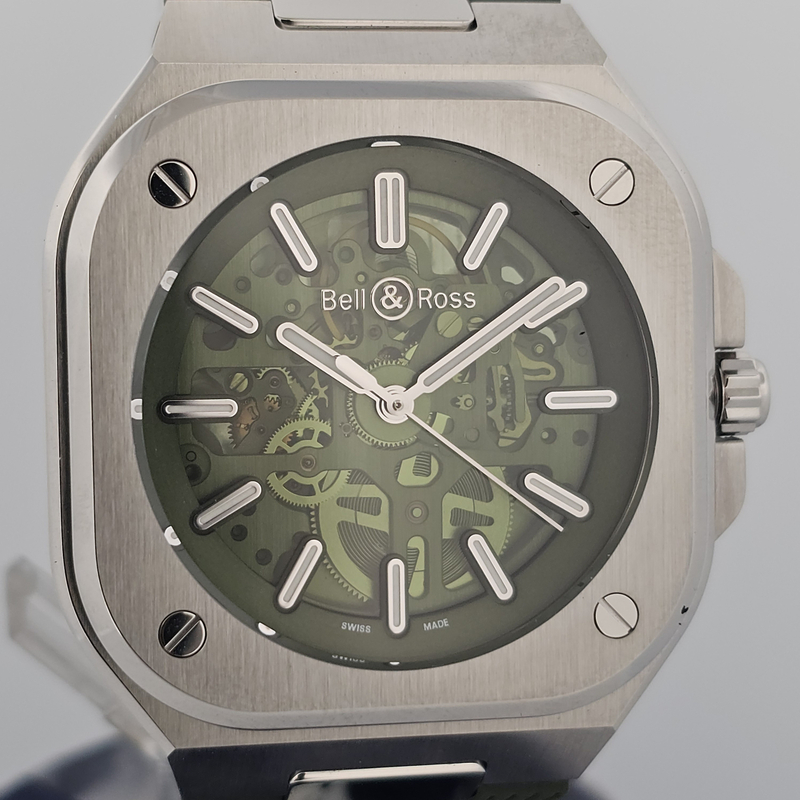 Bell & Ross BR05 Skeleton Green limited 500pcs BR05A-GN-SKST／SST