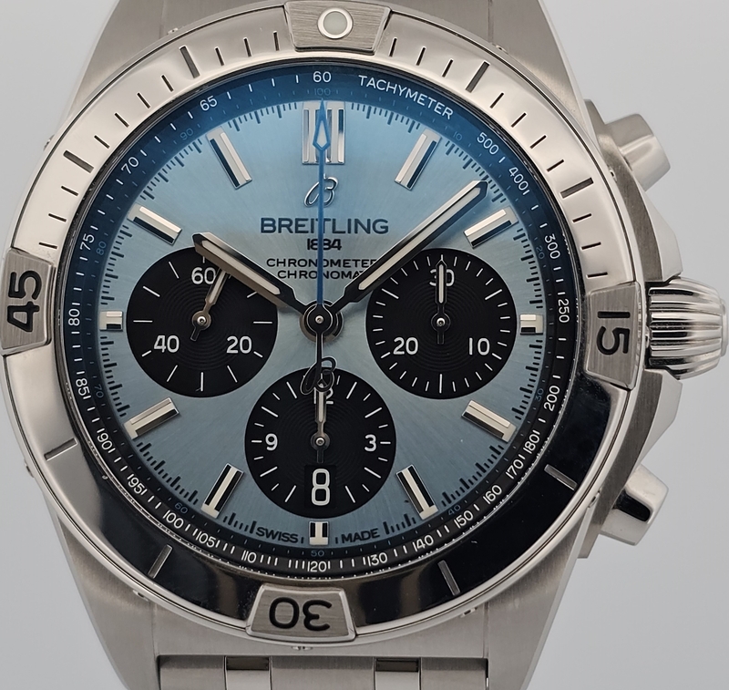 Breitling Chronomat B01 42 Ice Blue Dial PB0134101C1S2