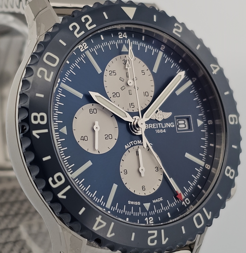Breitling Chronoliner Chronograph Blue Dial Y2431016_C970