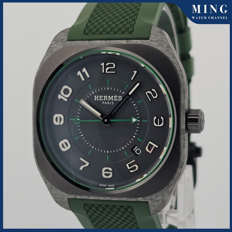 Hermès H08 Wrist Watch Automatic Aluminum Titanium W049433WW00