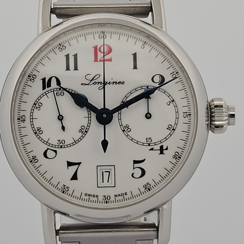 Longines Heritage 180th Anniversary Collection Mono Pusher Chronograph L2.775.4.23.3