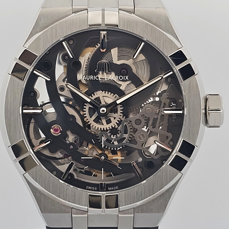 Maurice Lacroix Aikon Automatic Skeleton AI6028-SS001-030-1 (連原廠鋼帶)「直播價」
