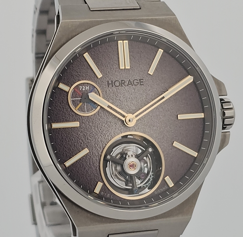 Horage Autark Tourbillon - Grey Dial _ anthracite mov. - PT950陀