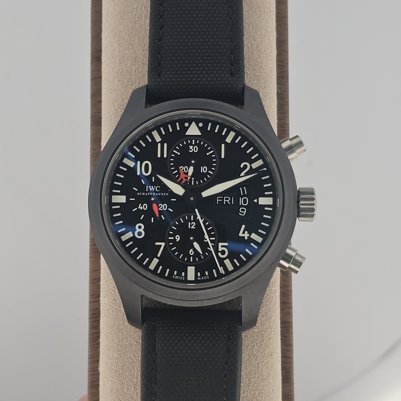 IWC Pilot Chronograph Top Gun Ceramic IW378901「直播價」
