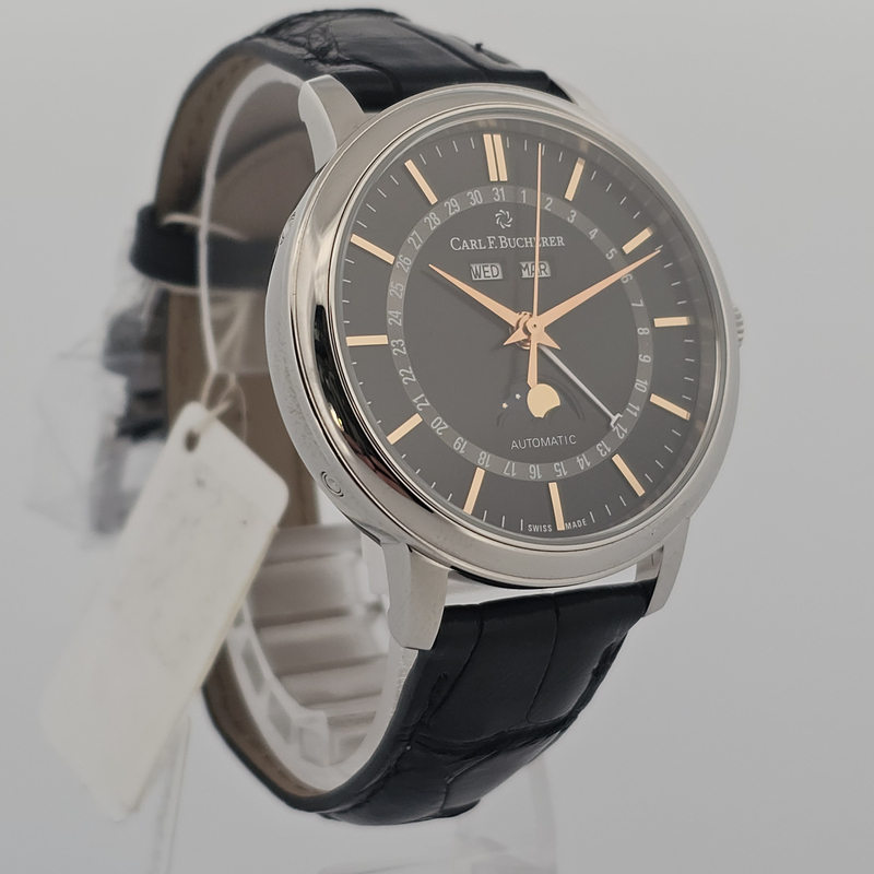 Carl F.Bucherer Adamavi Full Calendar Black Dial 00.10324.08.33.01