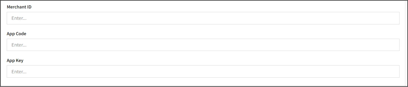 QFpay configuration