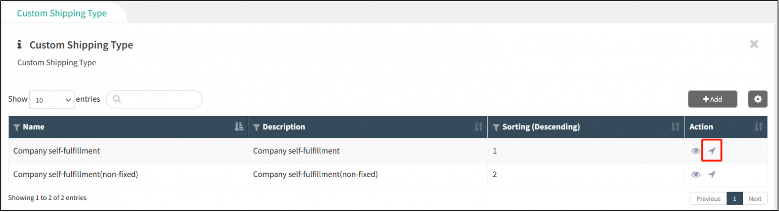 Edit shipping methods, customize locations