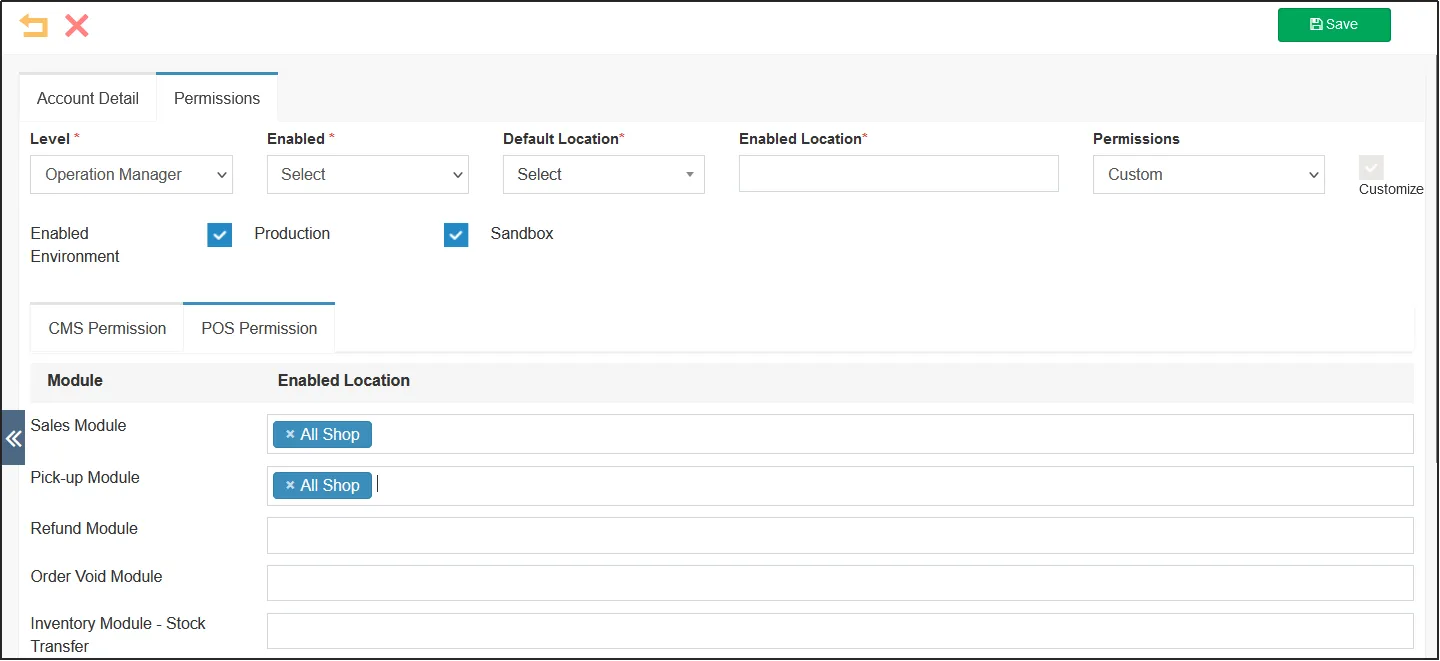 Permissions regarding the product