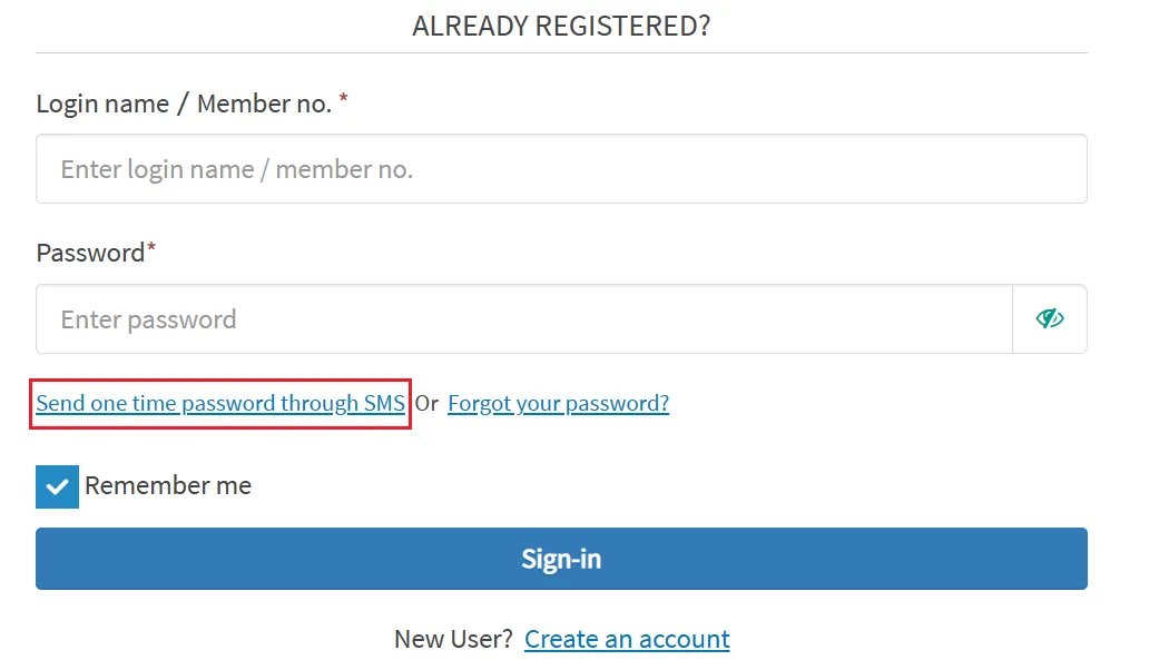 ALREADY REGISTERED?